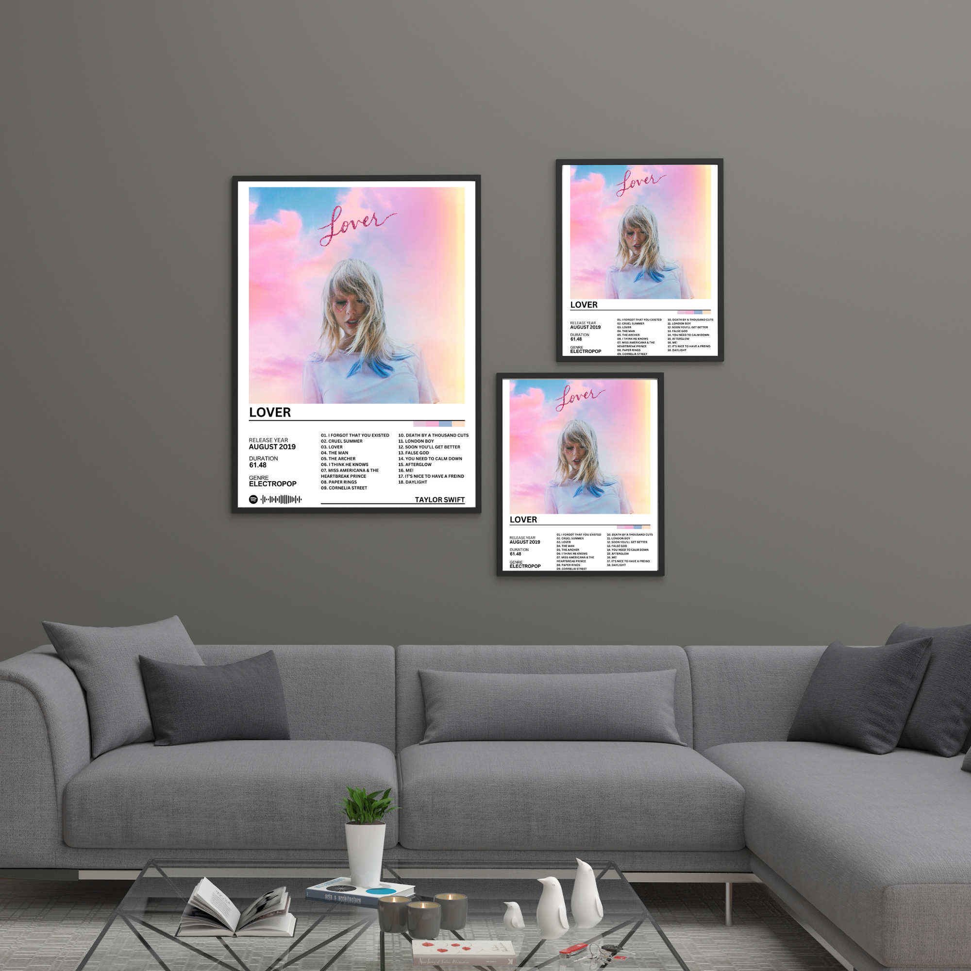 Lover - Taylor Swift | PosterStudio Album Collection