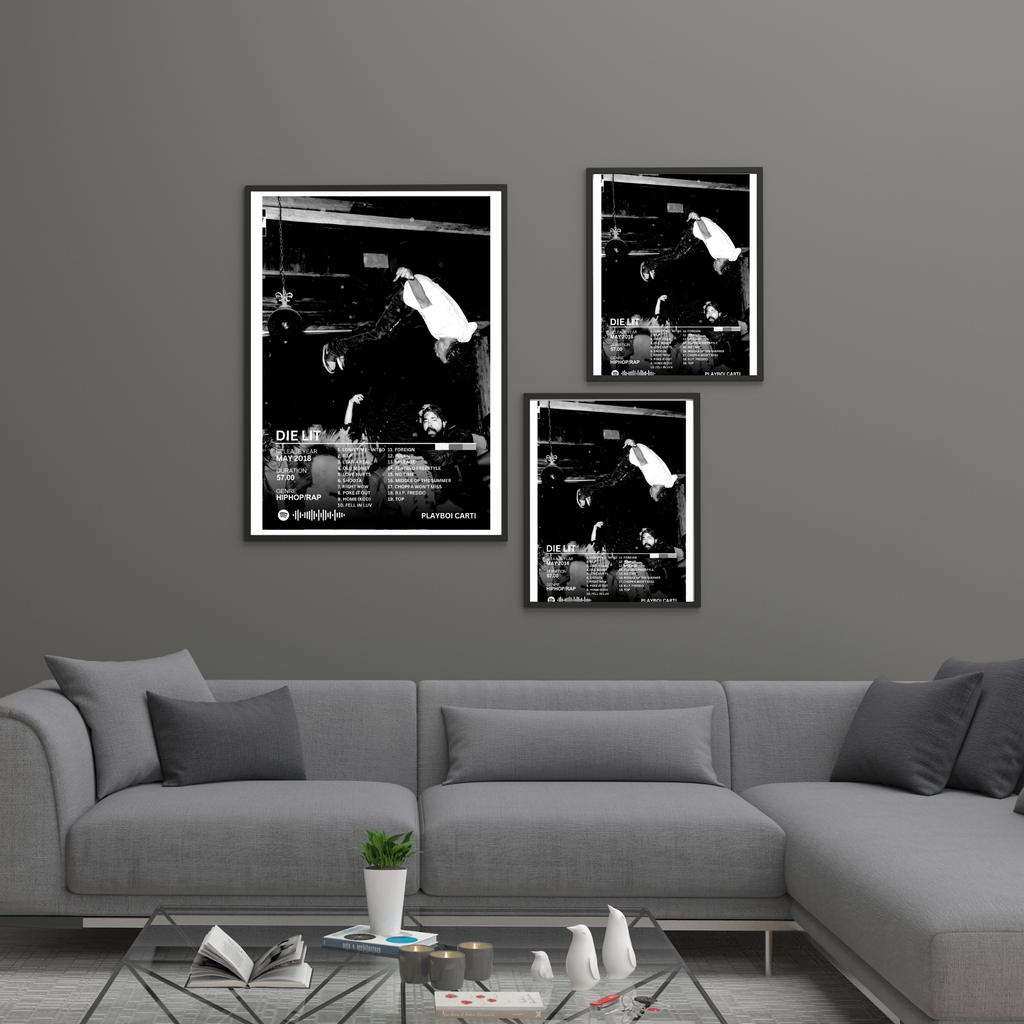 Die Lit - Playboi Carti 2 | PosterStudio Album Collection