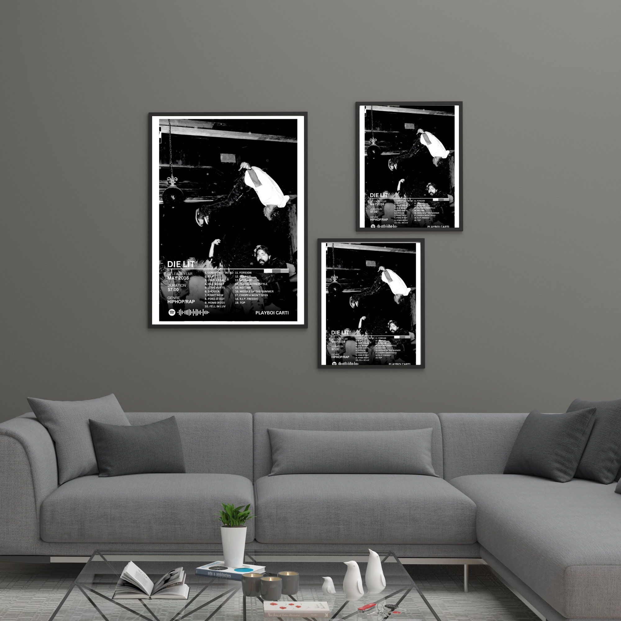 Die Lit - Playboi Carti 2 | PosterStudio Album Collection