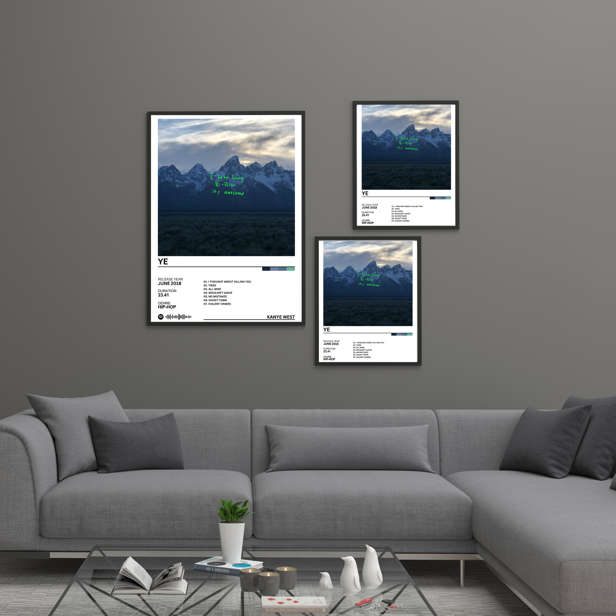 Ye - Kanye West | PosterStudio Album Collection