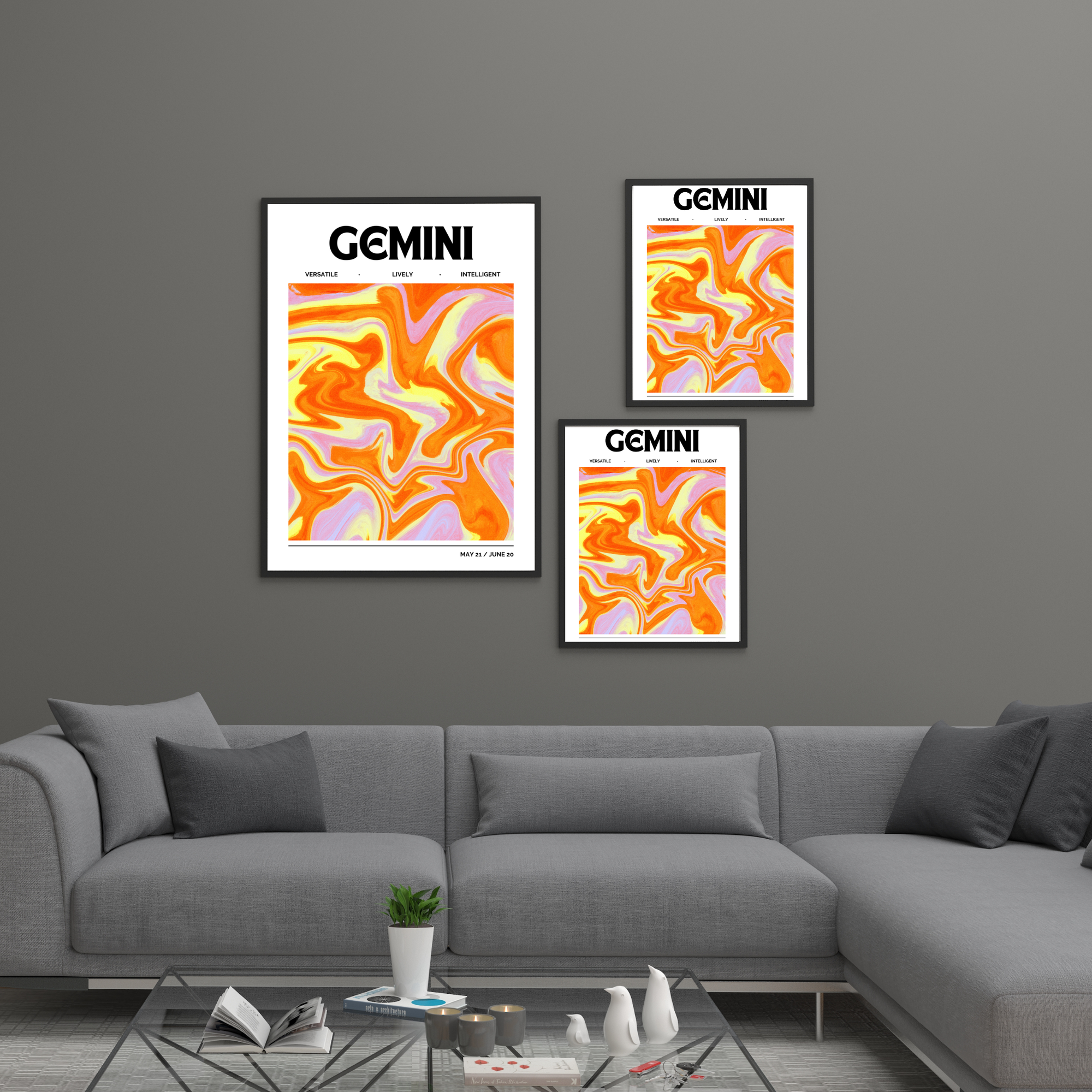 Gemini 2 | PosterStudio Zodiac Collection