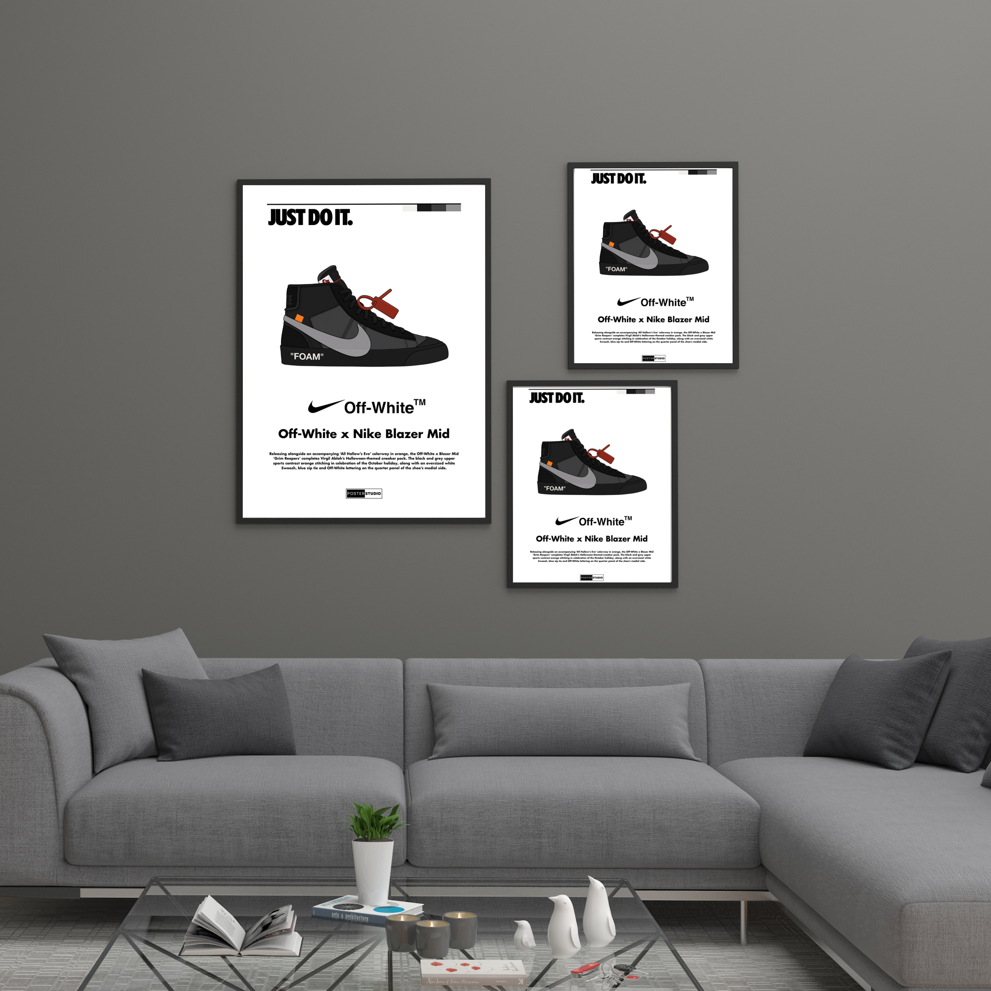 Nike x Off-White 'Blazer Mids' | PosterStudio Sneaker Collection