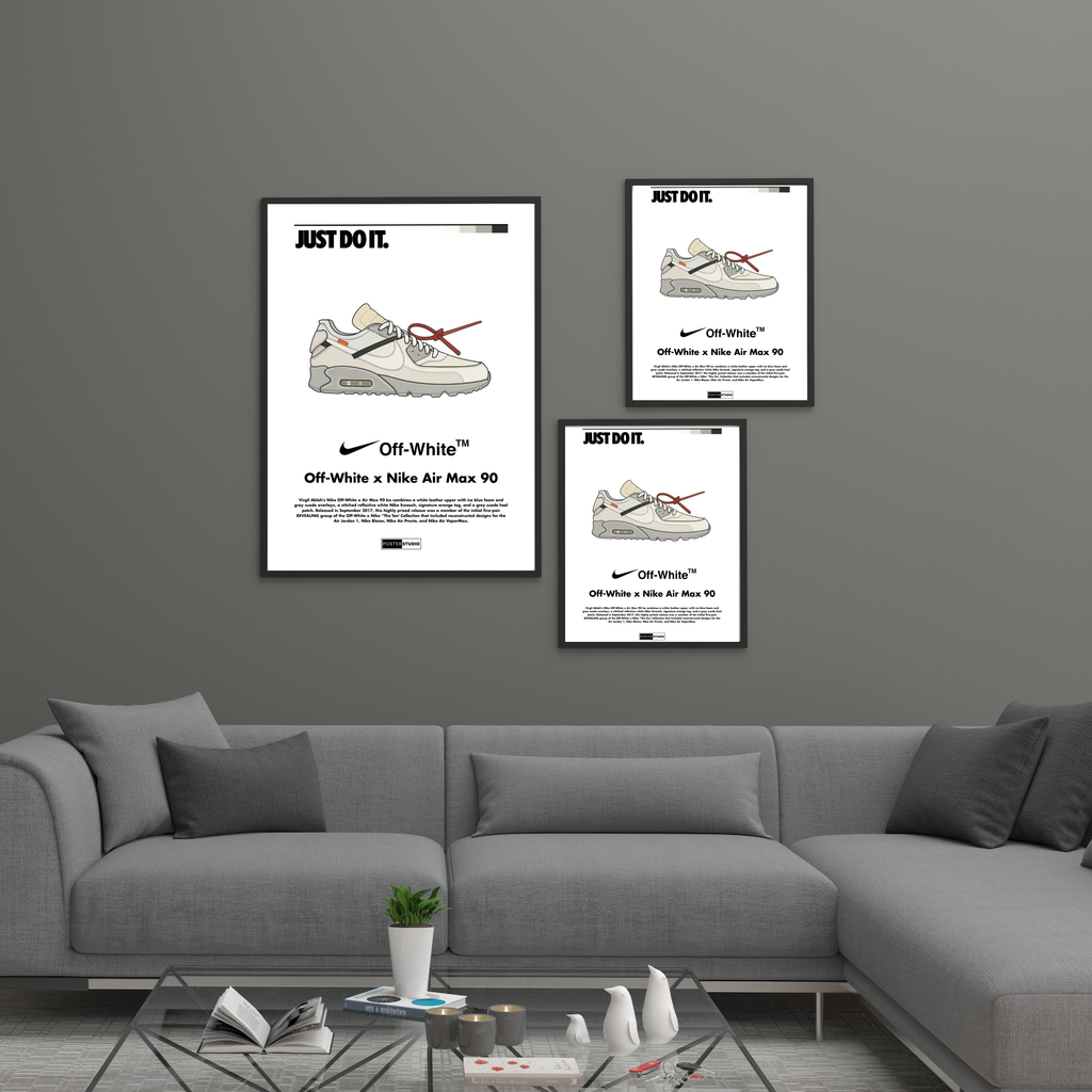 Nike x Off-White 'Air Max 90' | PosterStudio Sneaker Collection
