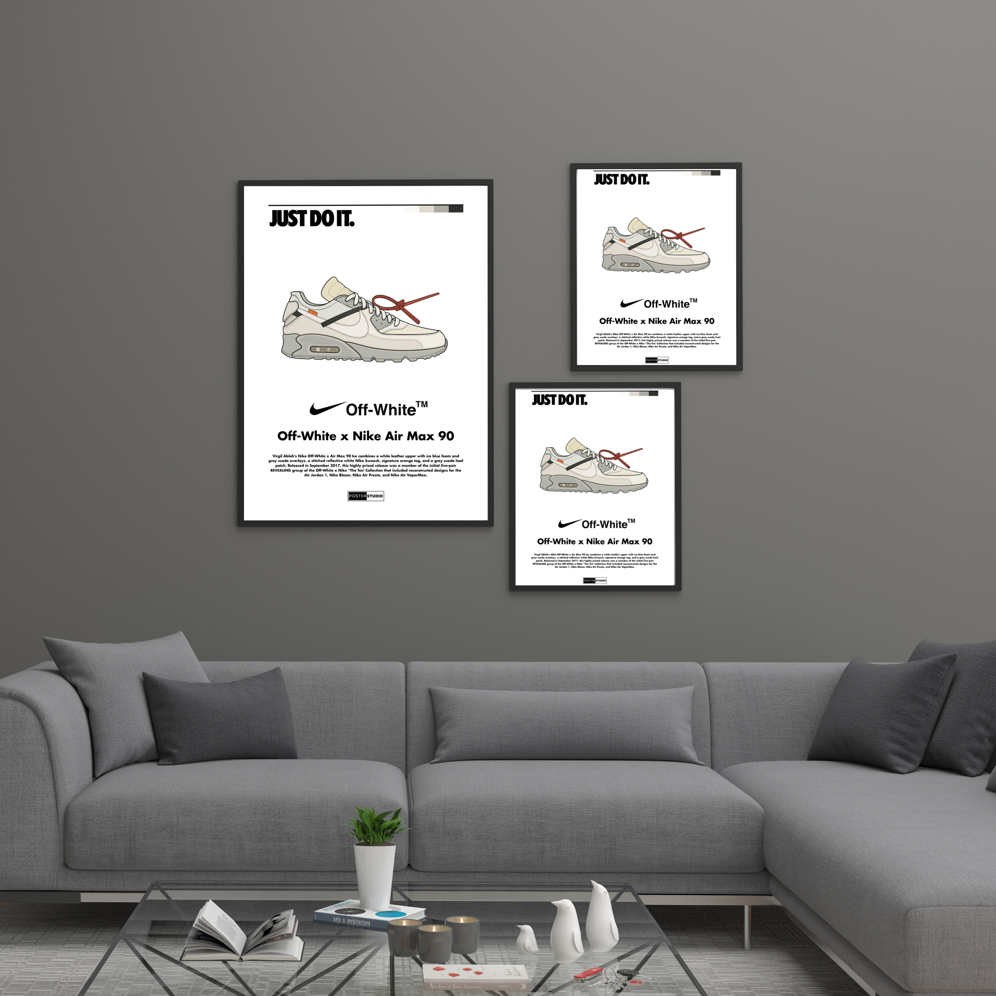 Nike x Off-White 'Air Max 90' | PosterStudio Sneaker Collection