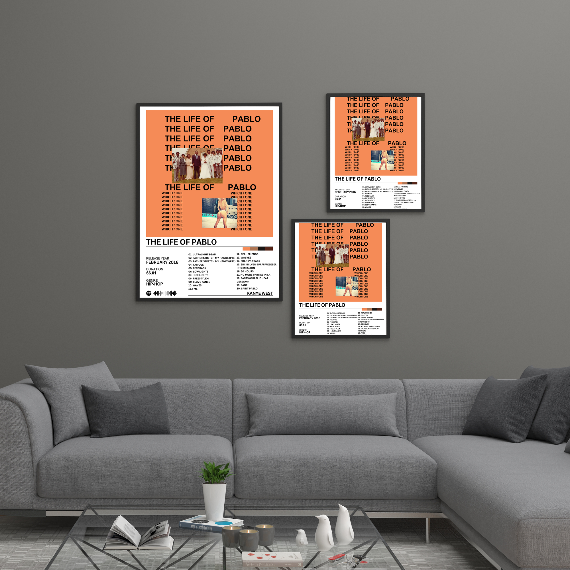 The Life of Pablo - Kanye West | PosterStudio Album Collection