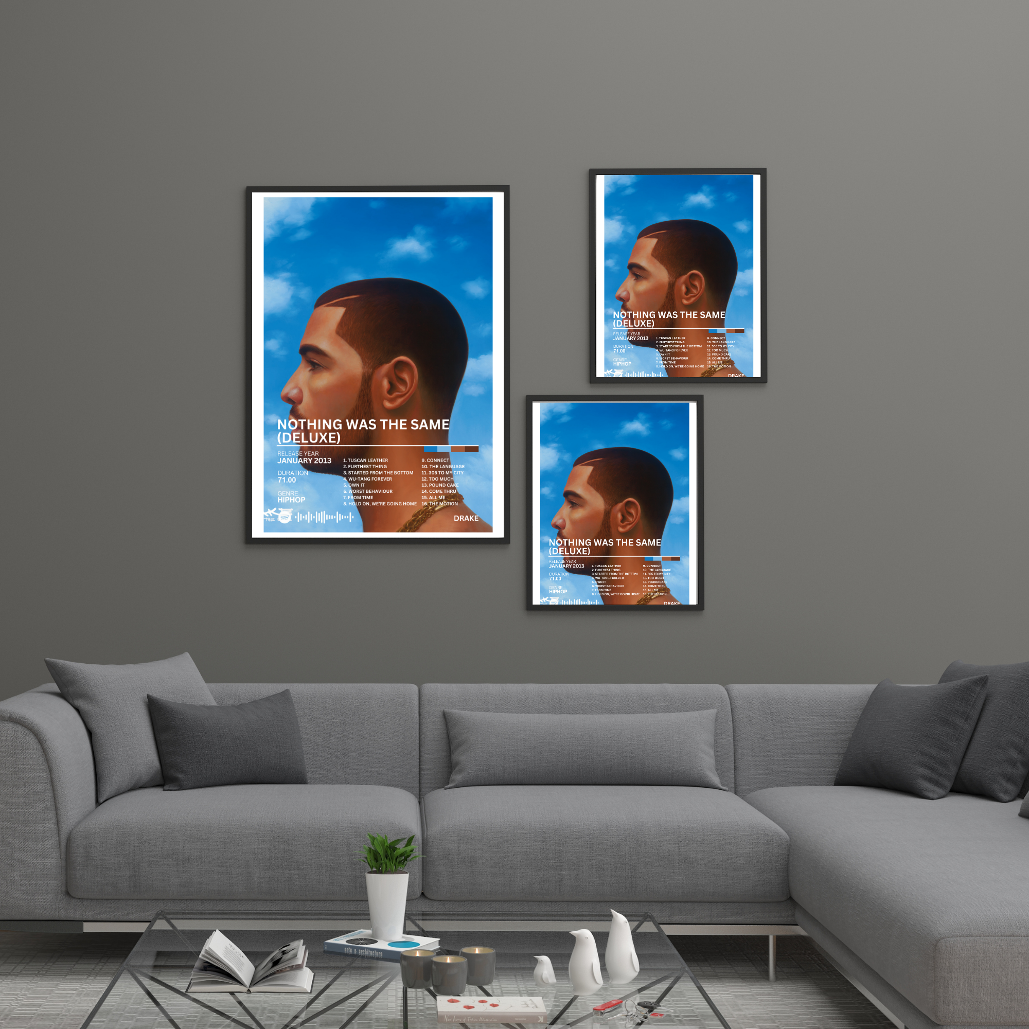 Nothing was the Same Deluxe - Drake 2 | PosterStudio Album Collection