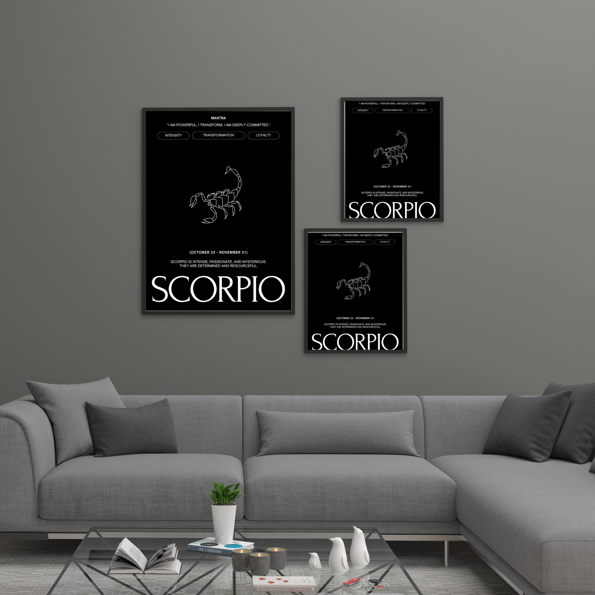 Scorpio | PosterStudio Zodiac Collection