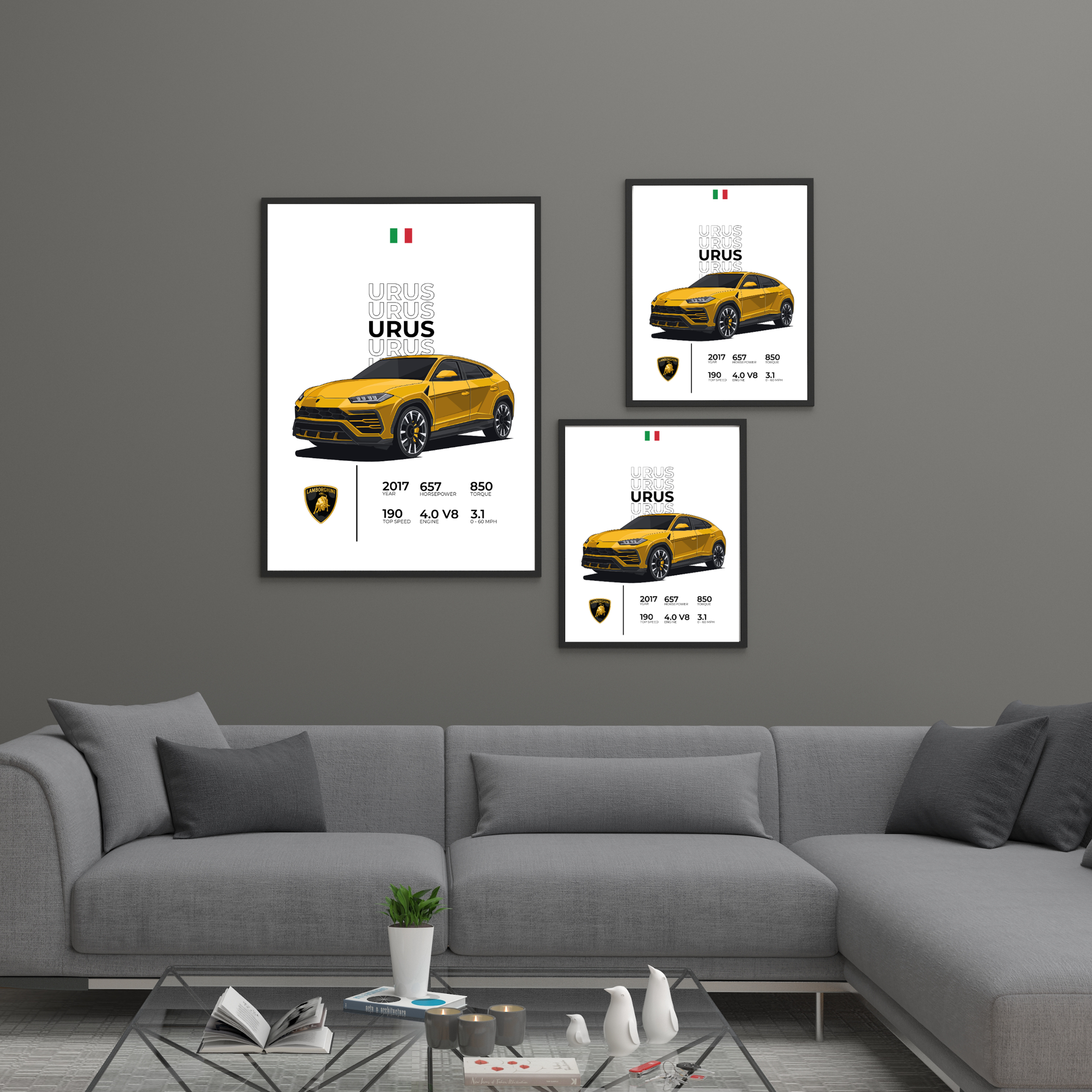 Lamborghini Urus Stats | PosterStudio Automotive Collection