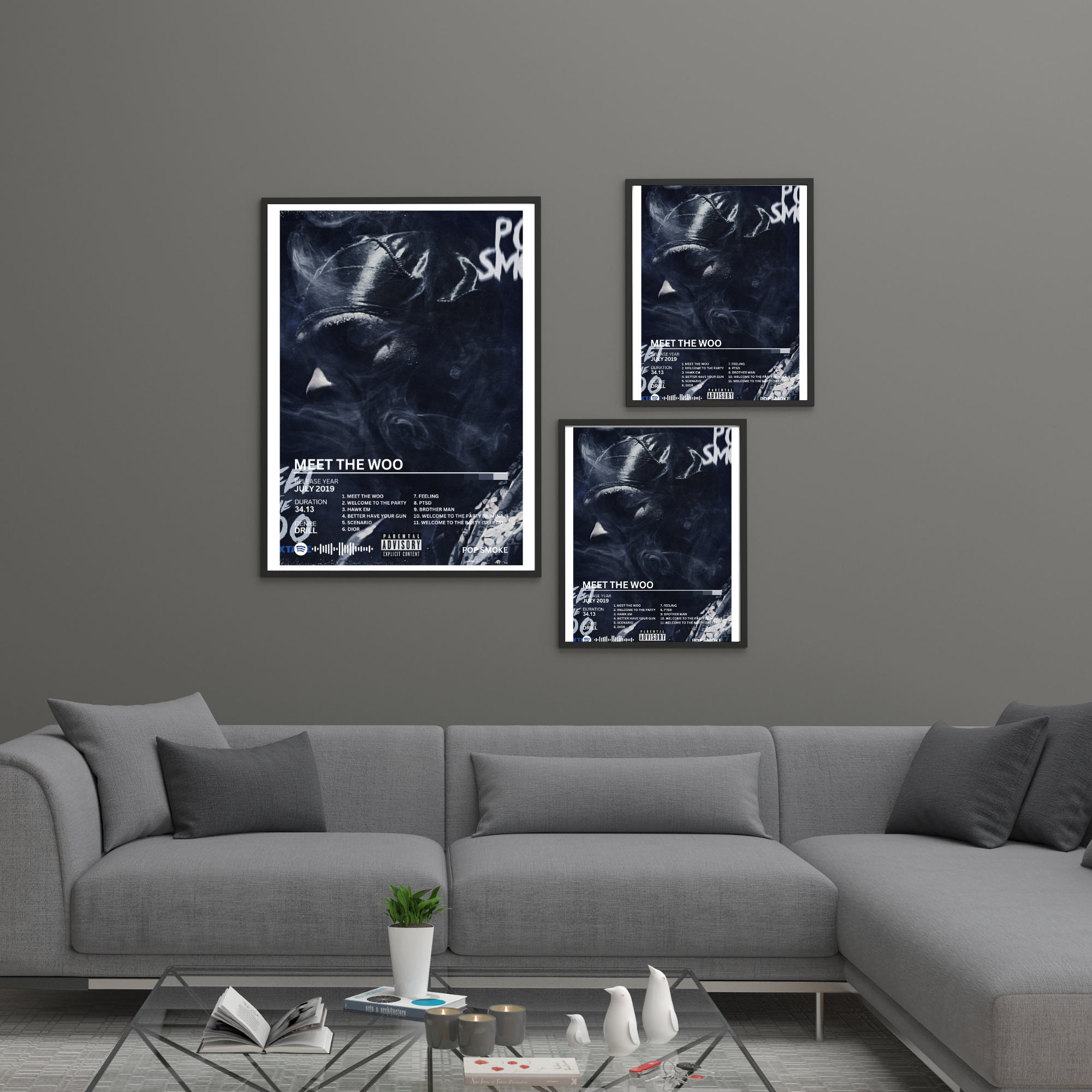 Meet the Woo - Pop Smoke 2 | PosterStudio Album Collection