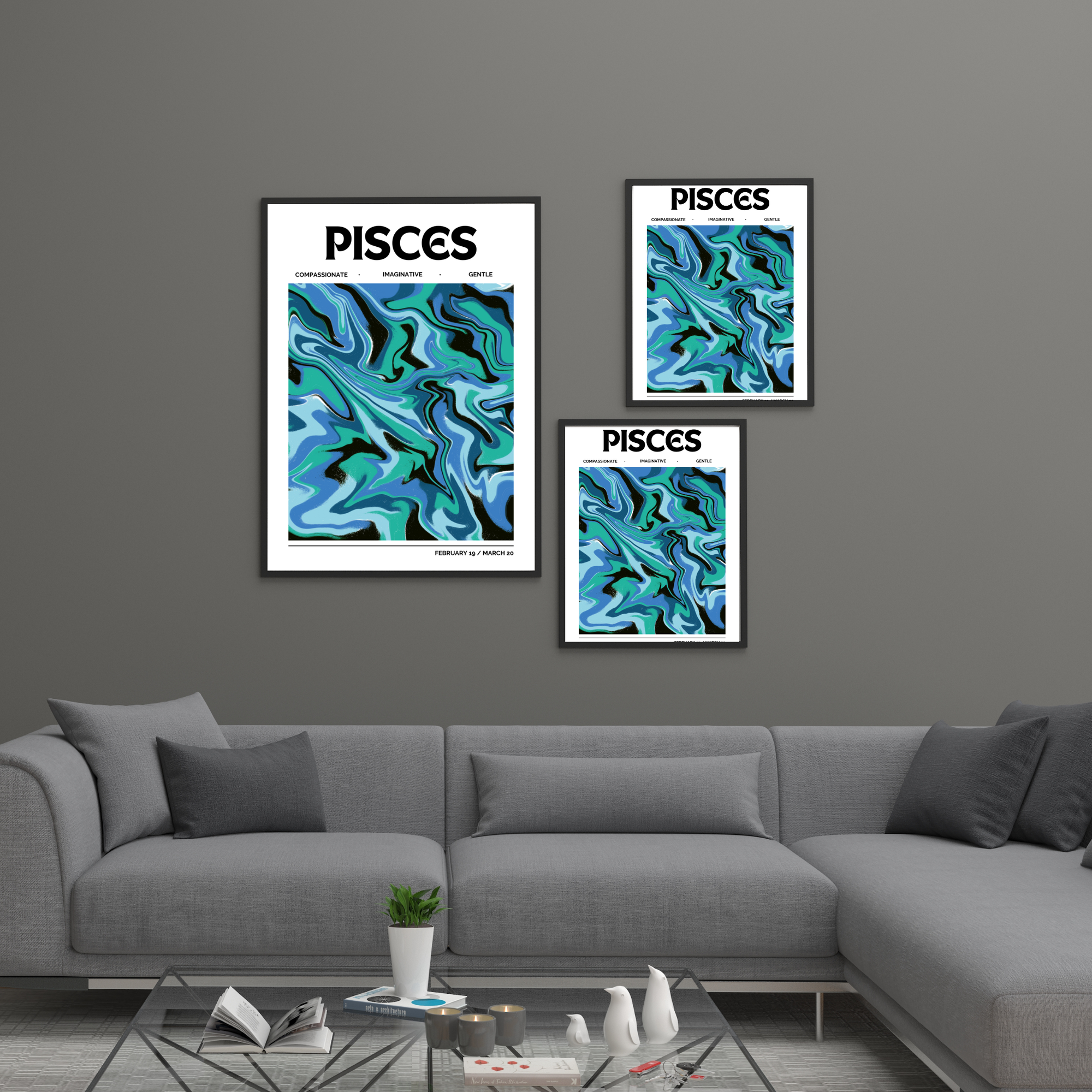 Pisces 2 | PosterStudio Zodiac Collection