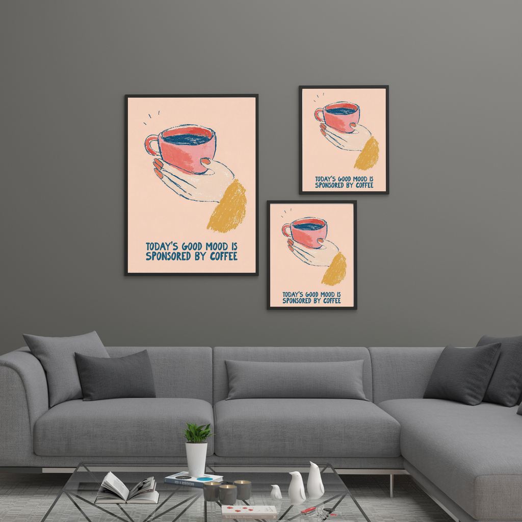Sponsored Coffee | PosterStudio Dopamine Collection