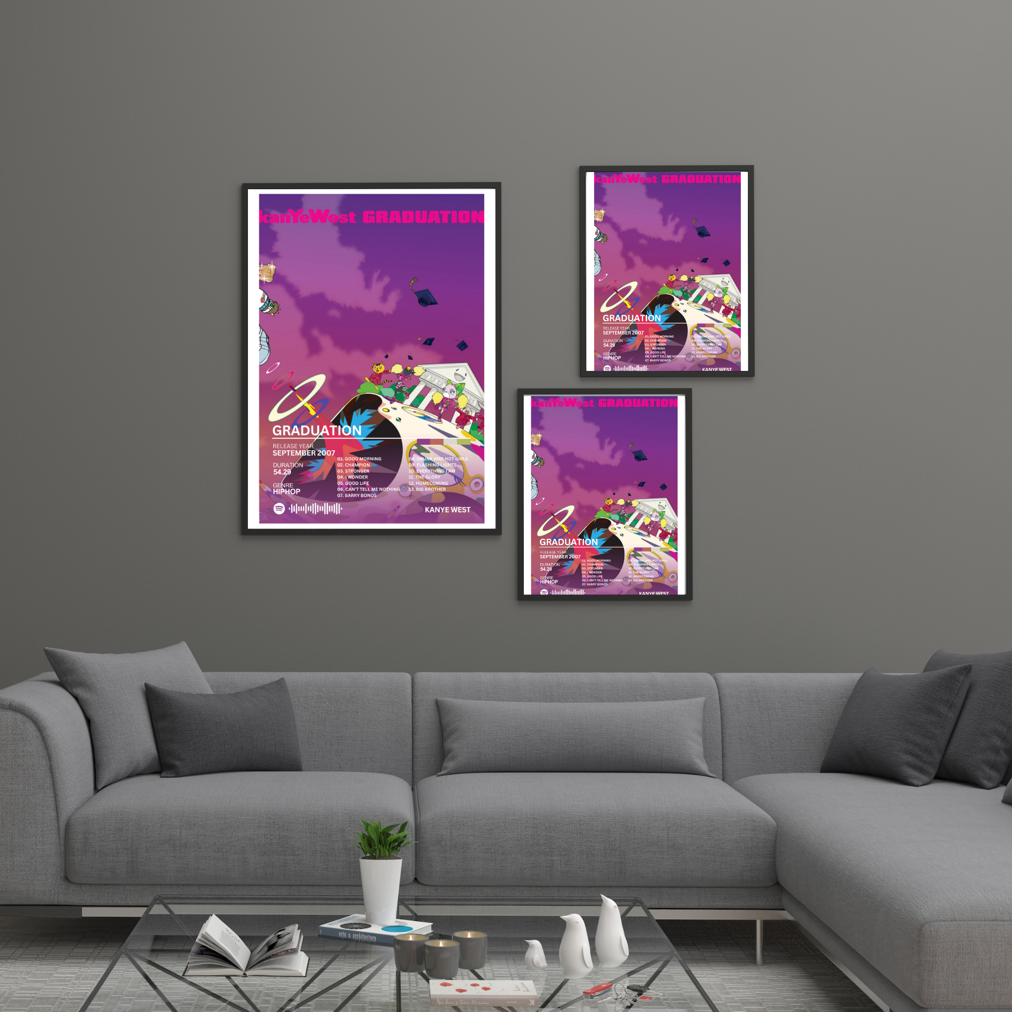 Graduation - Kanye West 2 | PosterStudio Album Collection