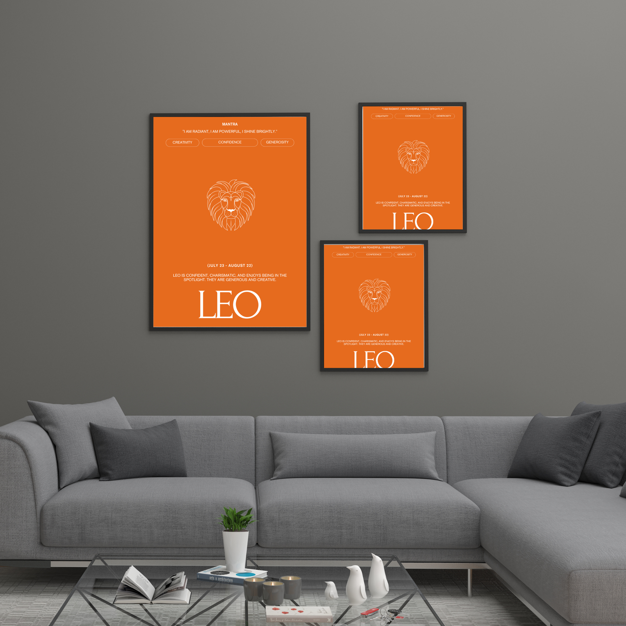 Leo | PosterStudio Zodiac Collection