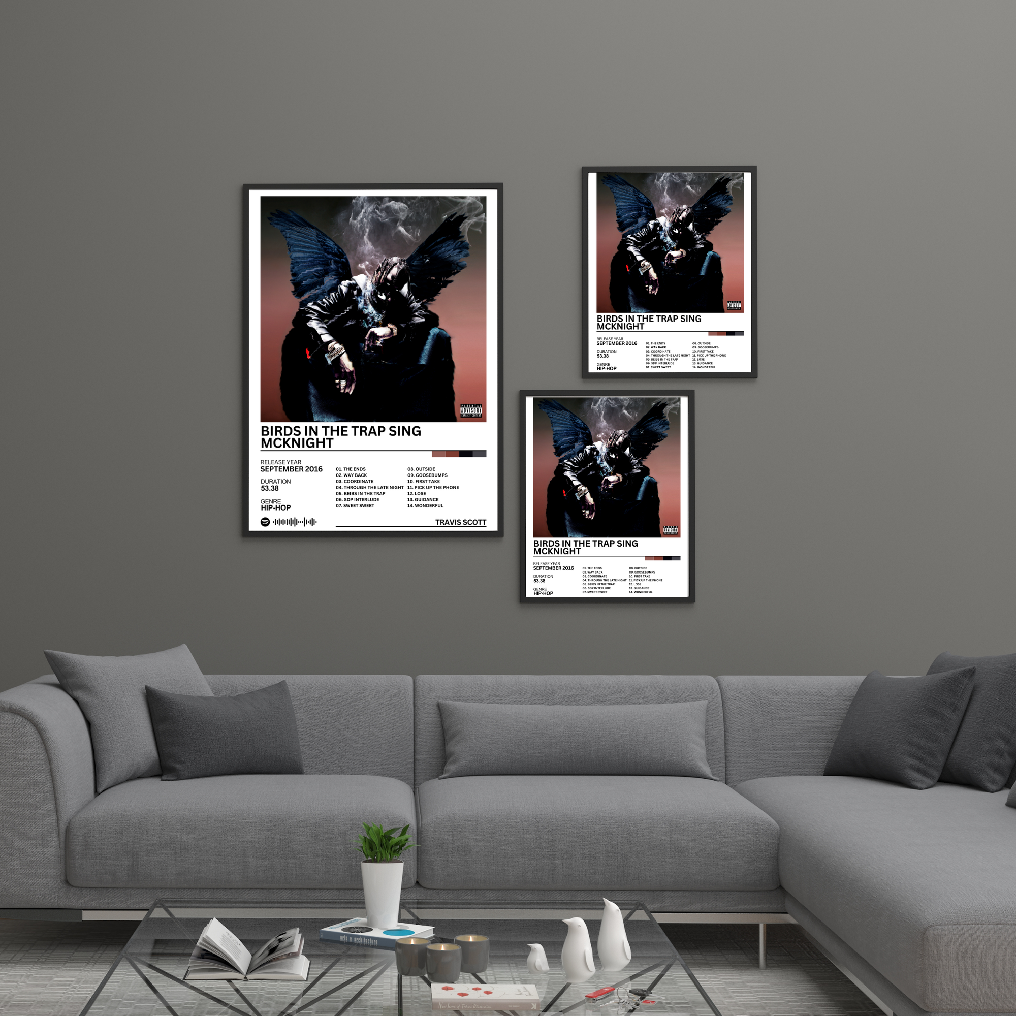 Birds in the Trap Sing McKnight - Travis Scott | PosterStudio Album Collection
