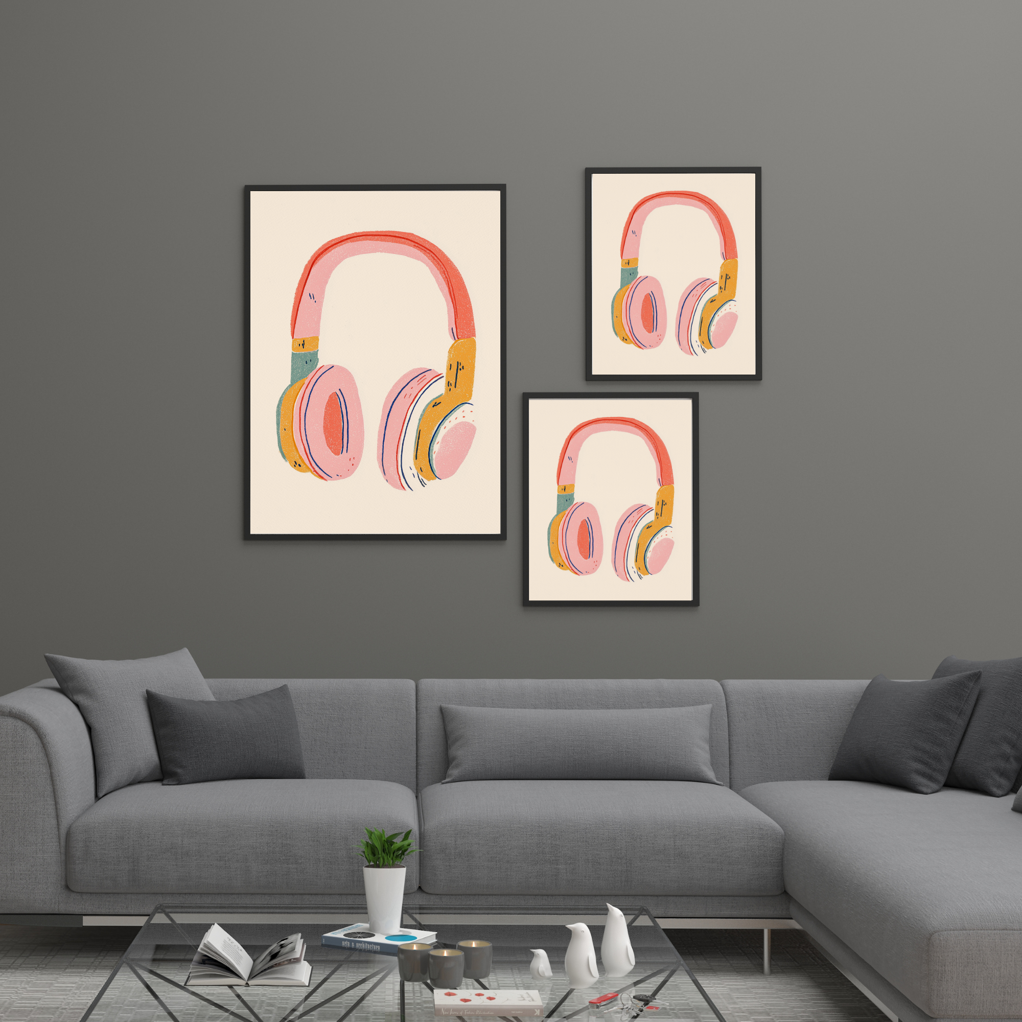 Headphones | PosterStudio Dopamine Collection