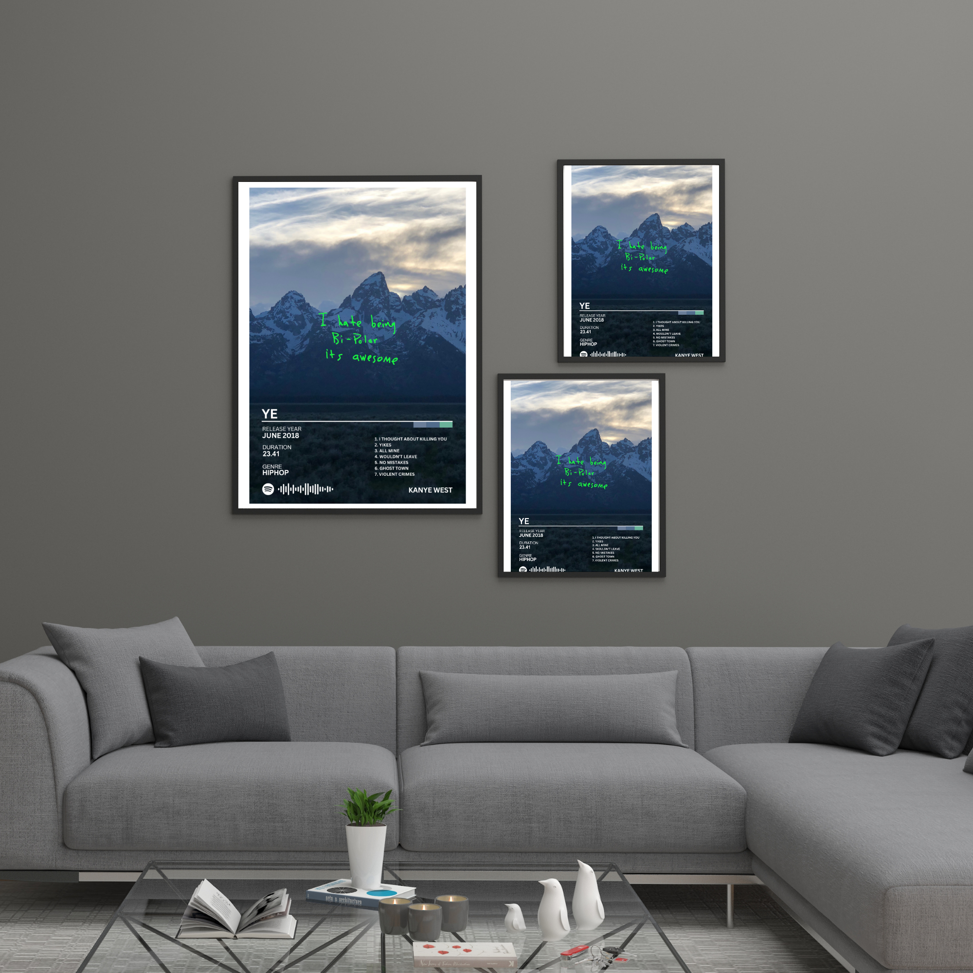 Ye - Kanye West 2 | PosterStudio Album Collection