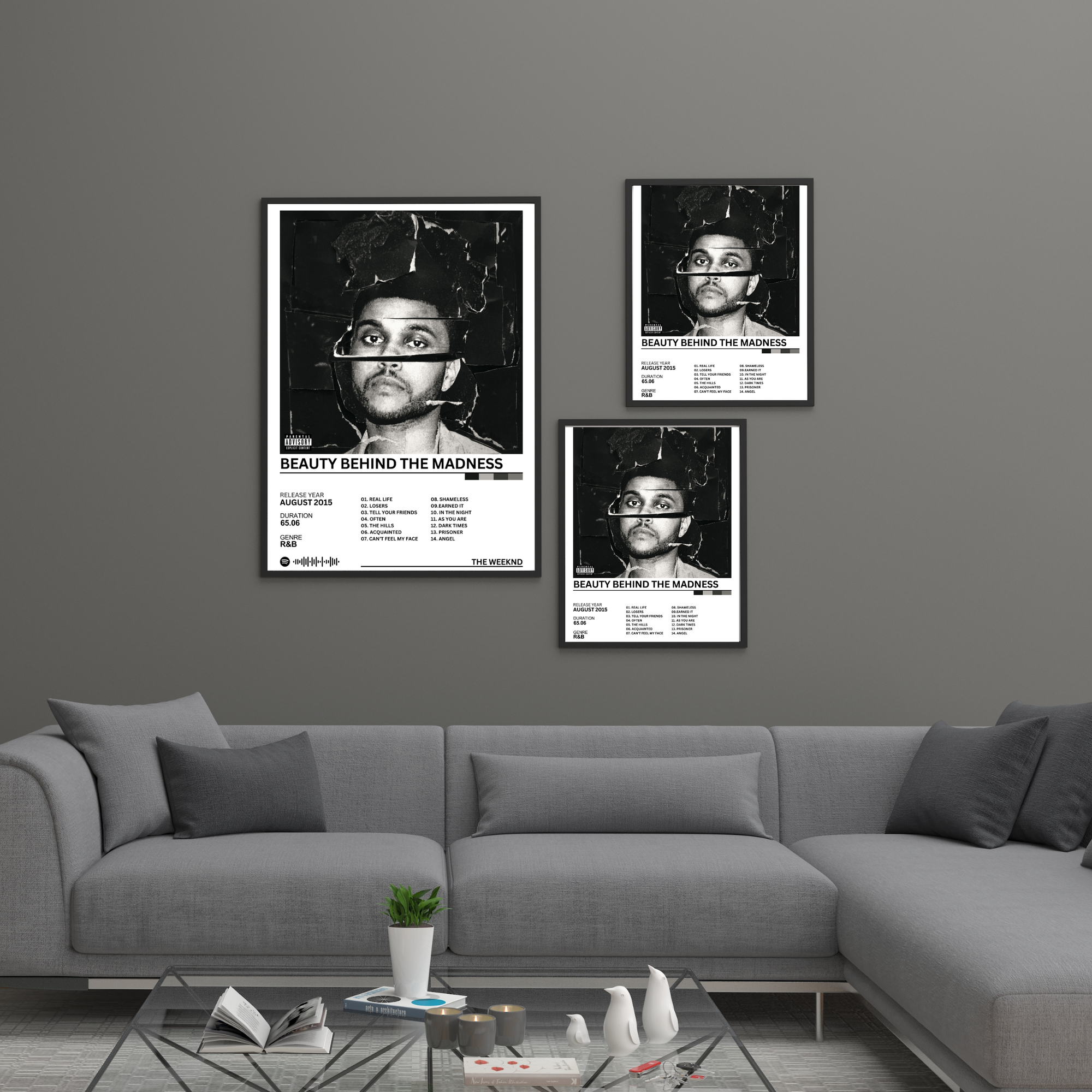Beauty Behind the Madness - The Weeknd | PosterStudio Album Collection