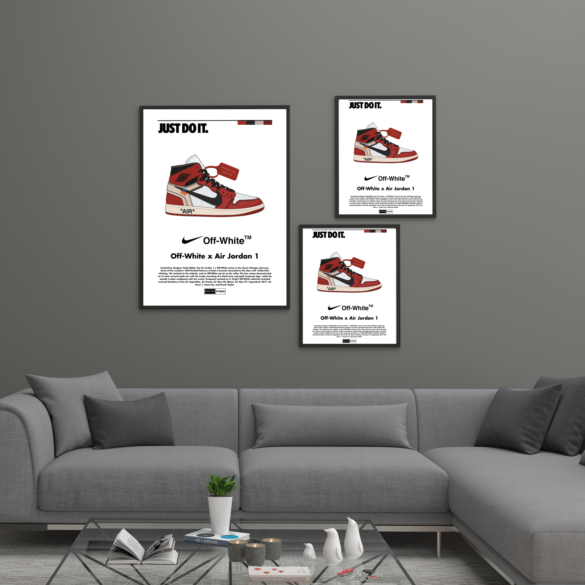 Nike x Off-White 'Air Jordan 1' | PosterStudio Sneaker Collection
