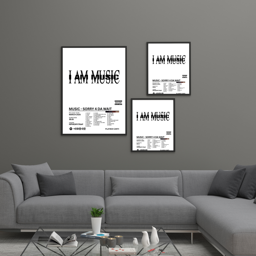 Music Sorry 4 Da Wait - Playboi Carti 2 | PosterStudio Album Collection