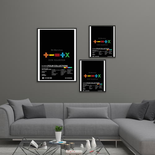 +-=÷× (Tour Collection) - Ed Sheeran 2 | PosterStudio Album Collection