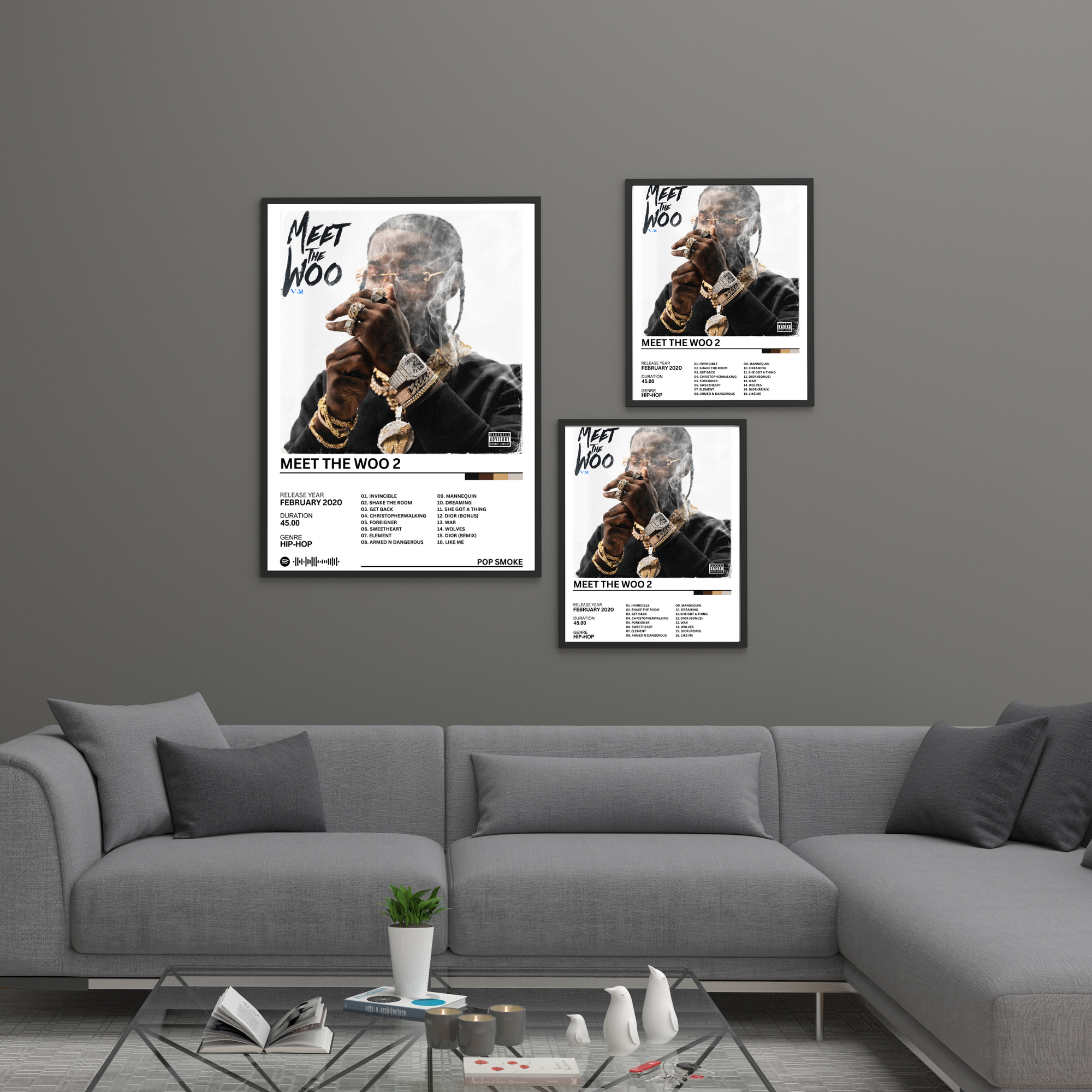 Meet the Woo 2 - Pop Smoke | PosterStudio Album Collection