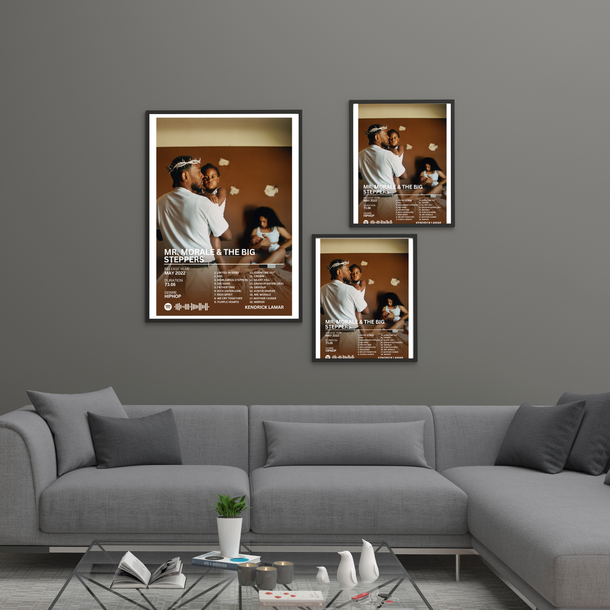 Mr. Morale & The Big Steppers - Kendrick Lamar 2 | PosterStudio Album Collection