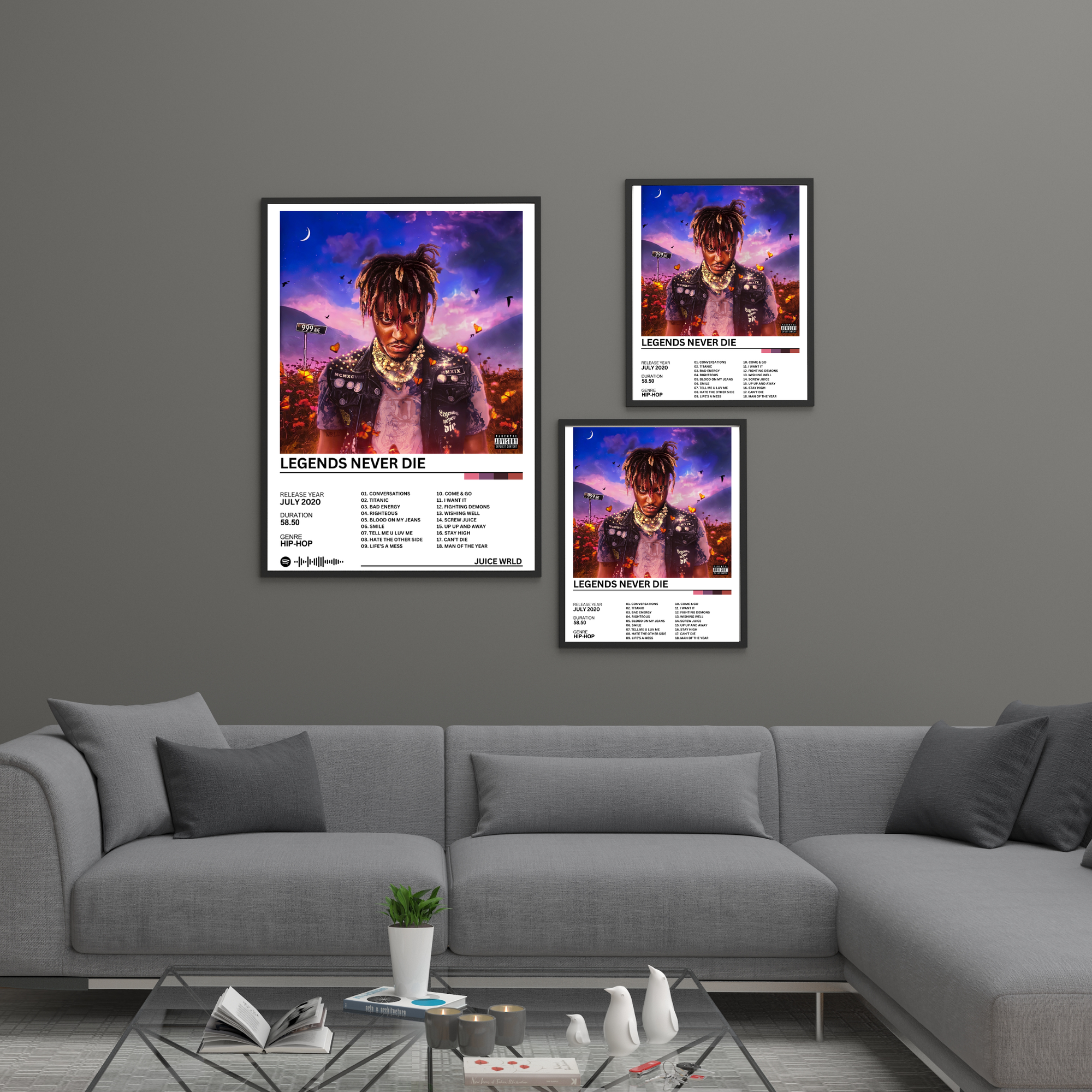 Legends Never Die - Juice Wrld | PosterStudio Album Collection