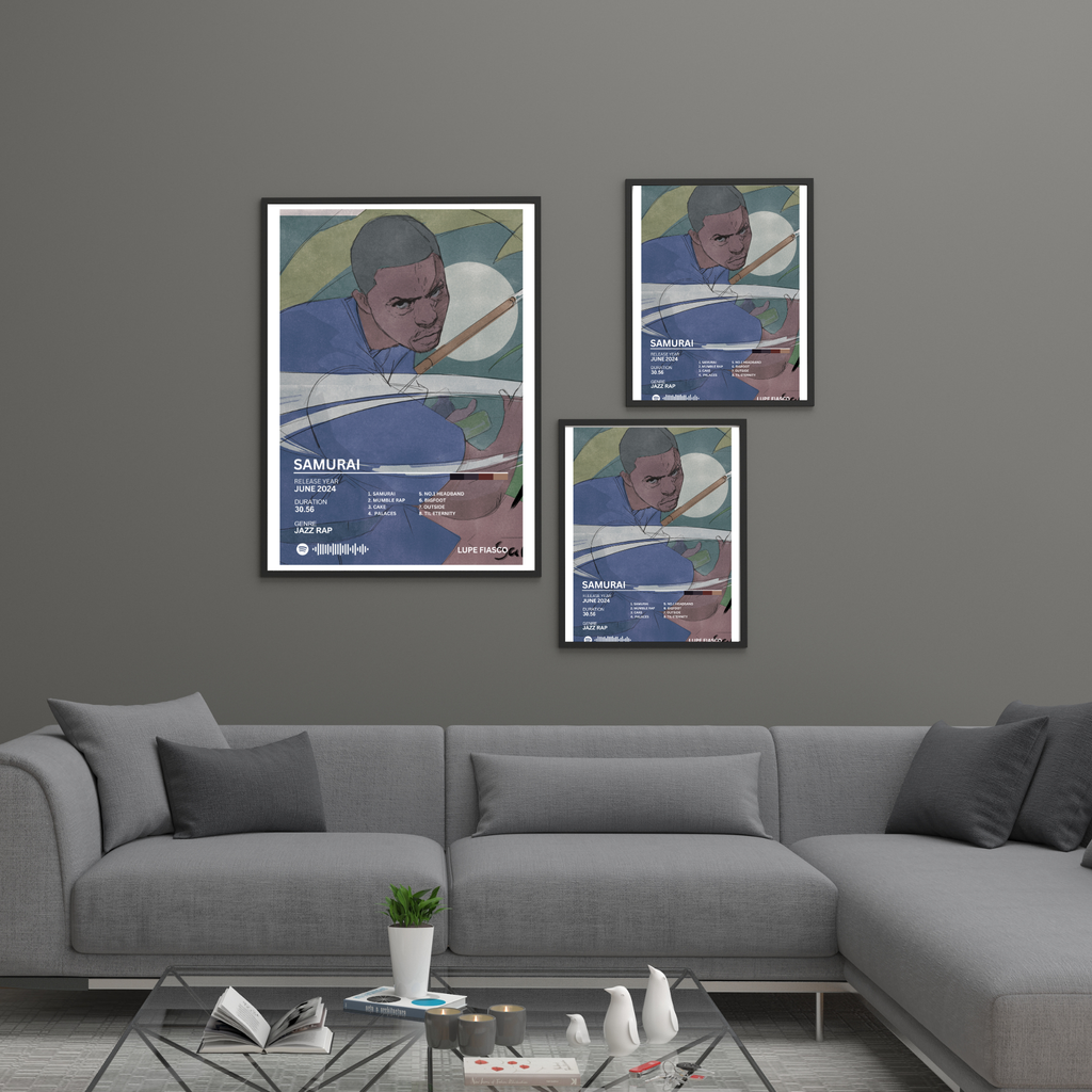 Samurai - Lupe Fiasco 2 | PosterStudio Album Collection