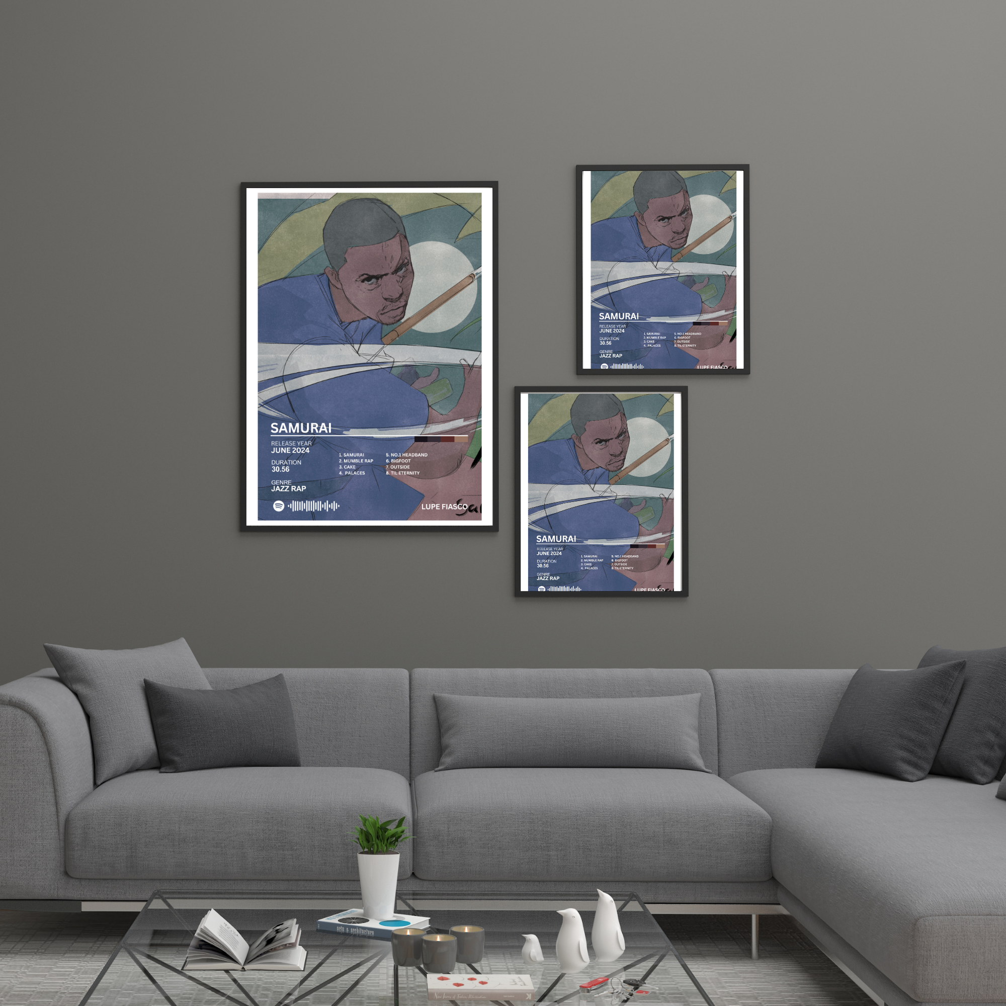 Samurai - Lupe Fiasco 2 | PosterStudio Album Collection