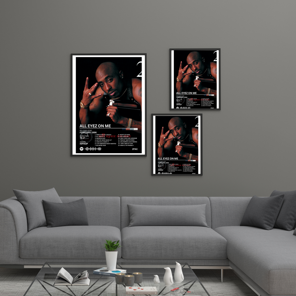 All Eyez on Me - 2PAC 2 | PosterStudio Album Collection