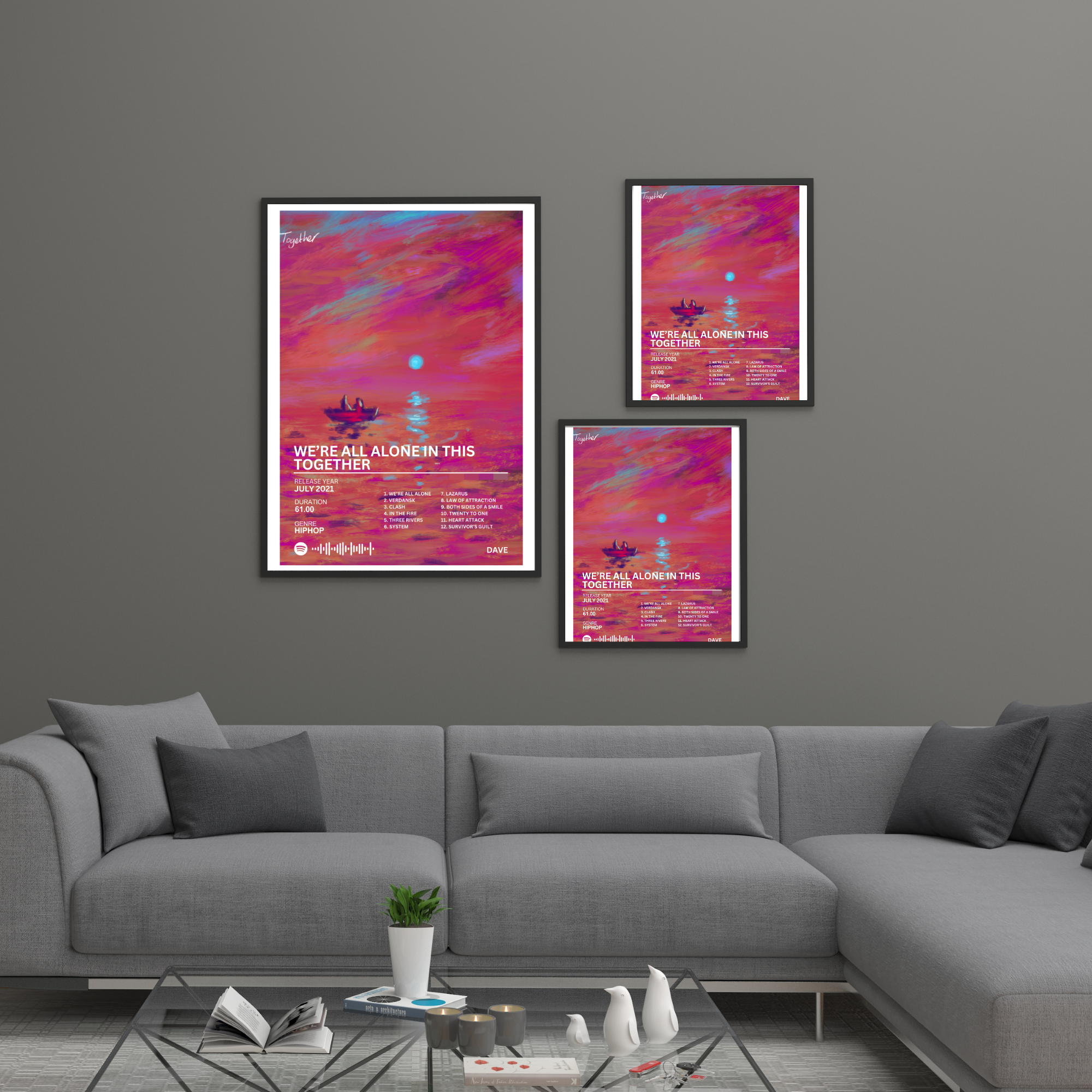 We're All Alone in this Together - Dave 2 | PosterStudio Album Collection