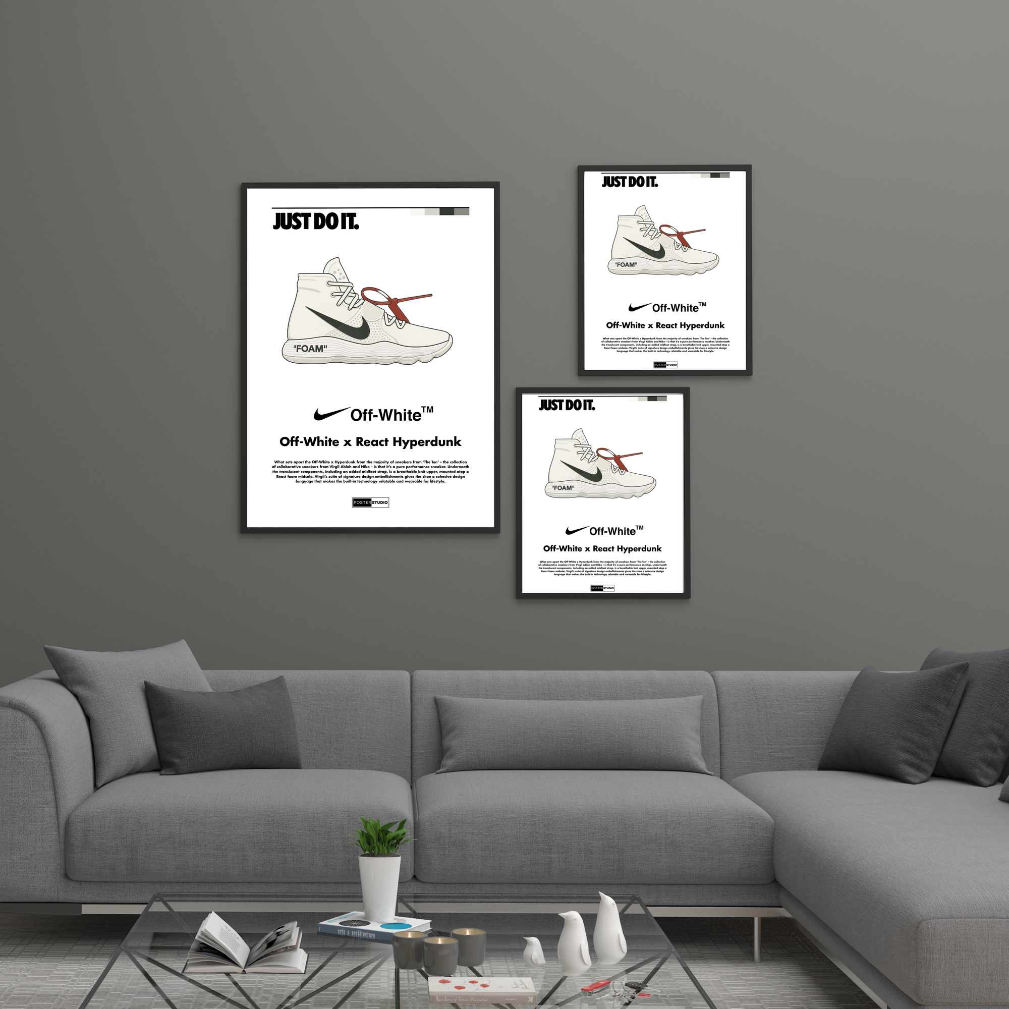Nike x Off-White 'React Hyperdunk' | PosterStudio Sneaker Collection