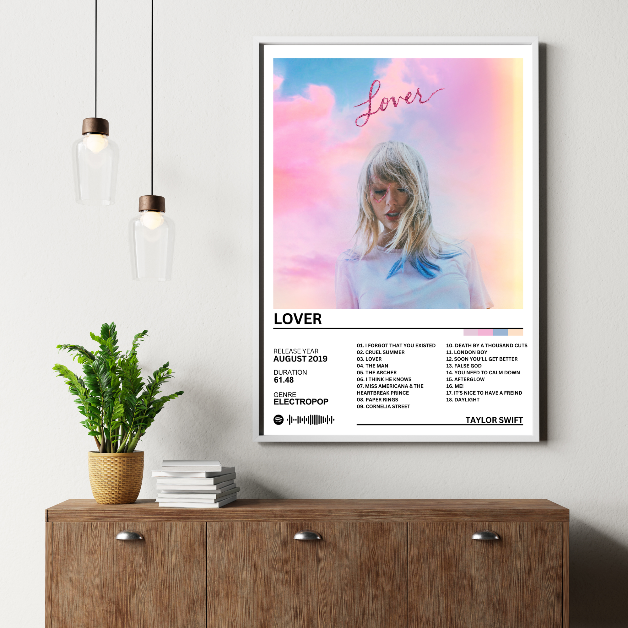 Lover - Taylor Swift | PosterStudio Album Collection