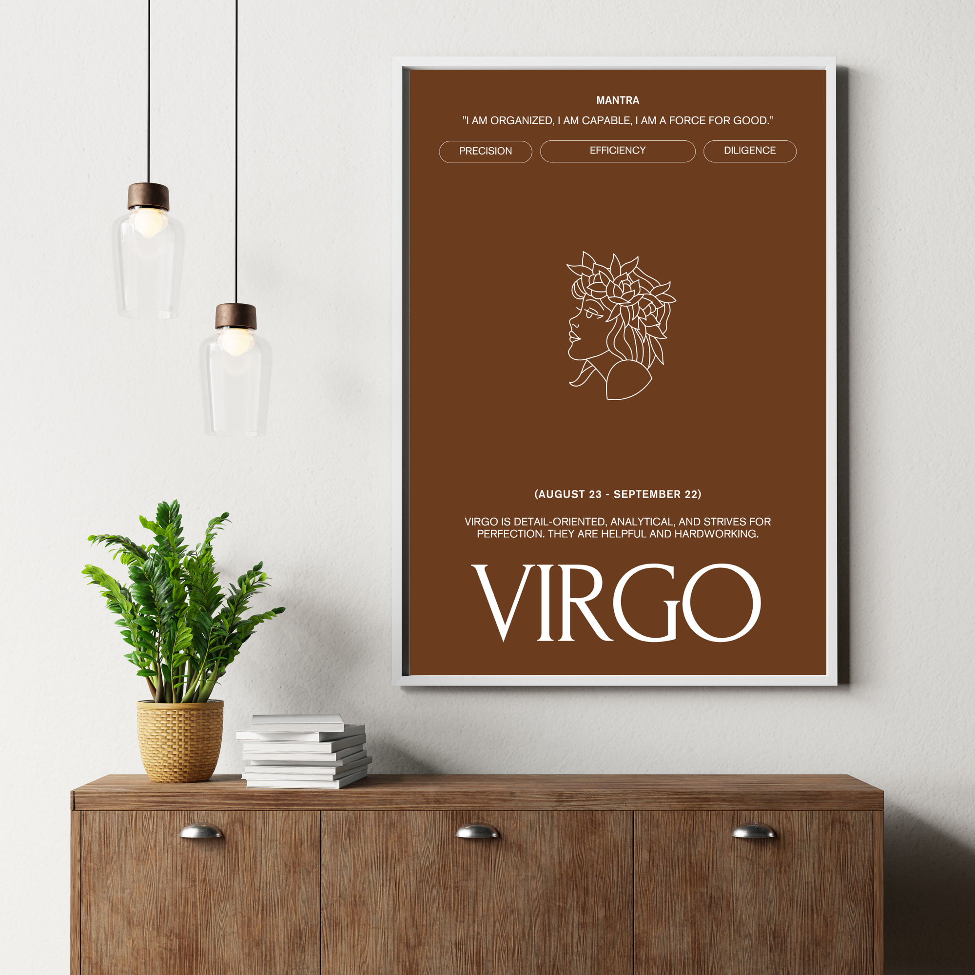 Virgo | PosterStudio Zodiac Collection