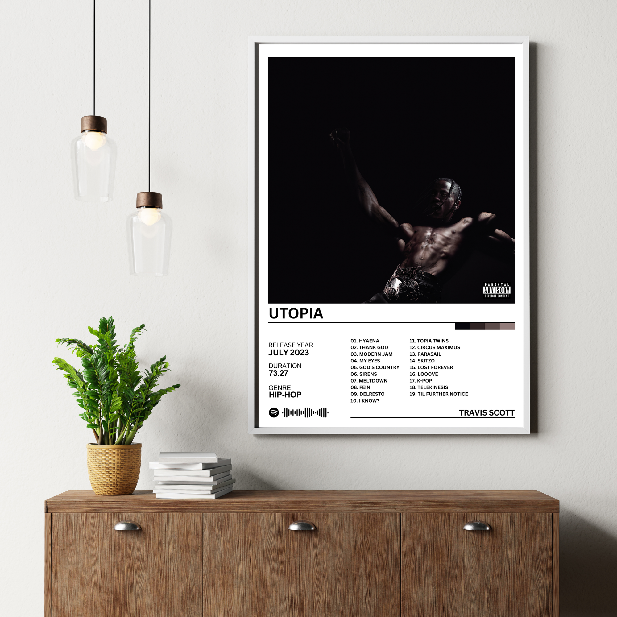 Utopia - Travis Scott | PosterStudio Album Collection