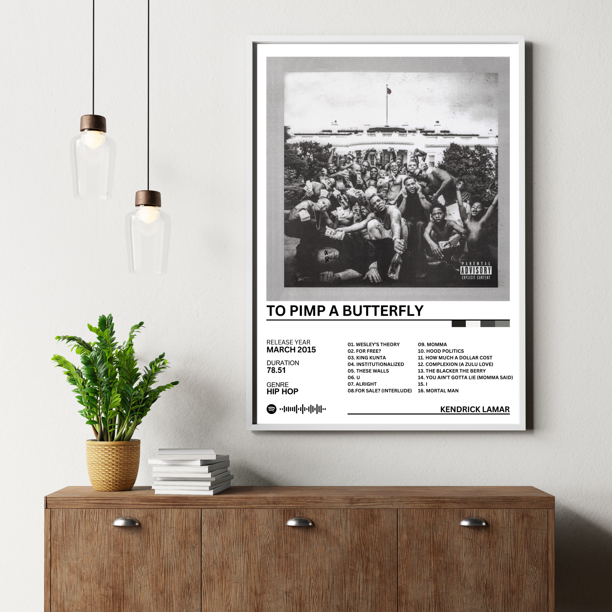 To Pimp a Butterfly - Kendrick Lamar | PosterStudio Album Collection