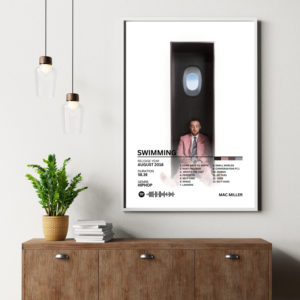 Swimming - Mac Miller 2 | PosterStudio Album Collection