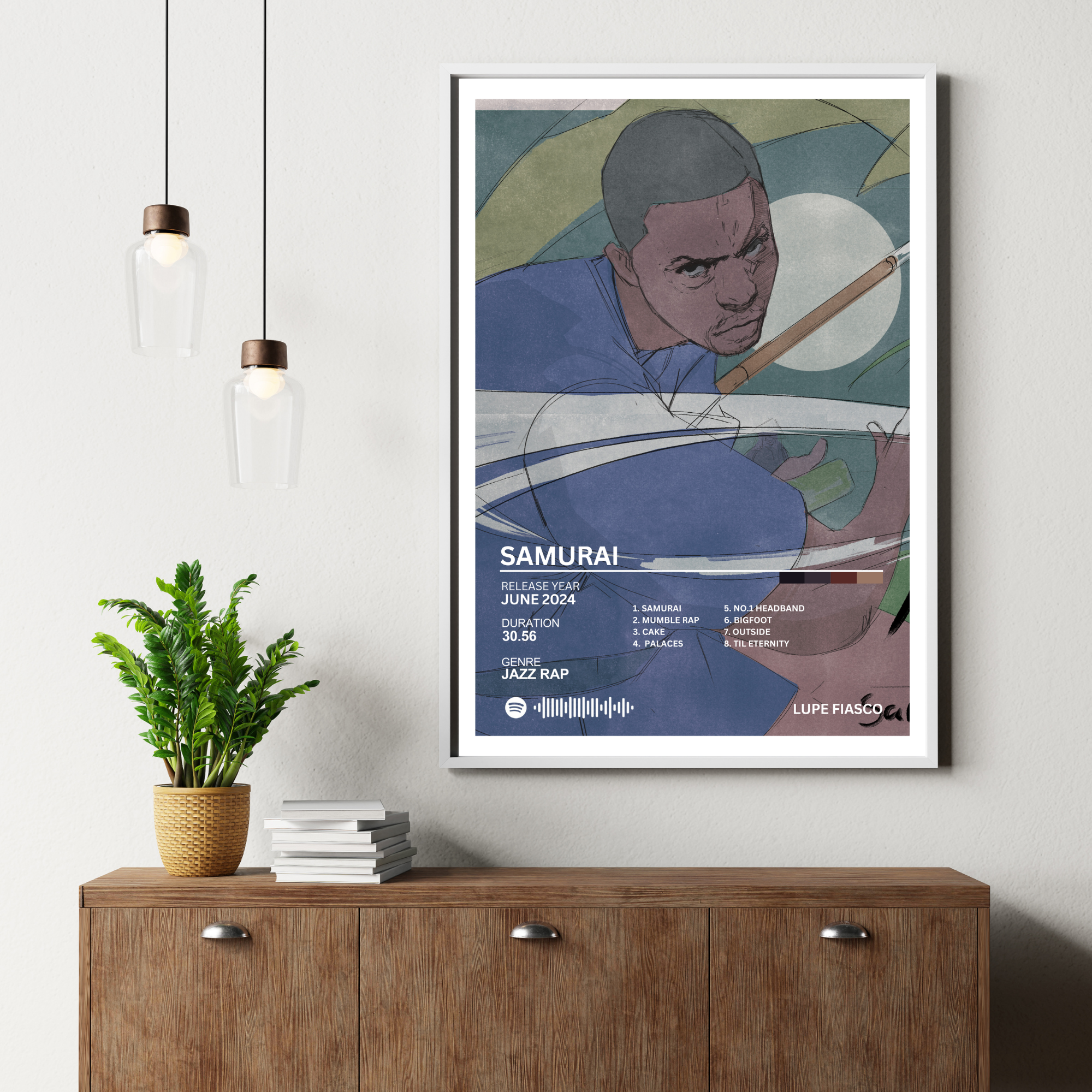 Samurai - Lupe Fiasco 2 | PosterStudio Album Collection