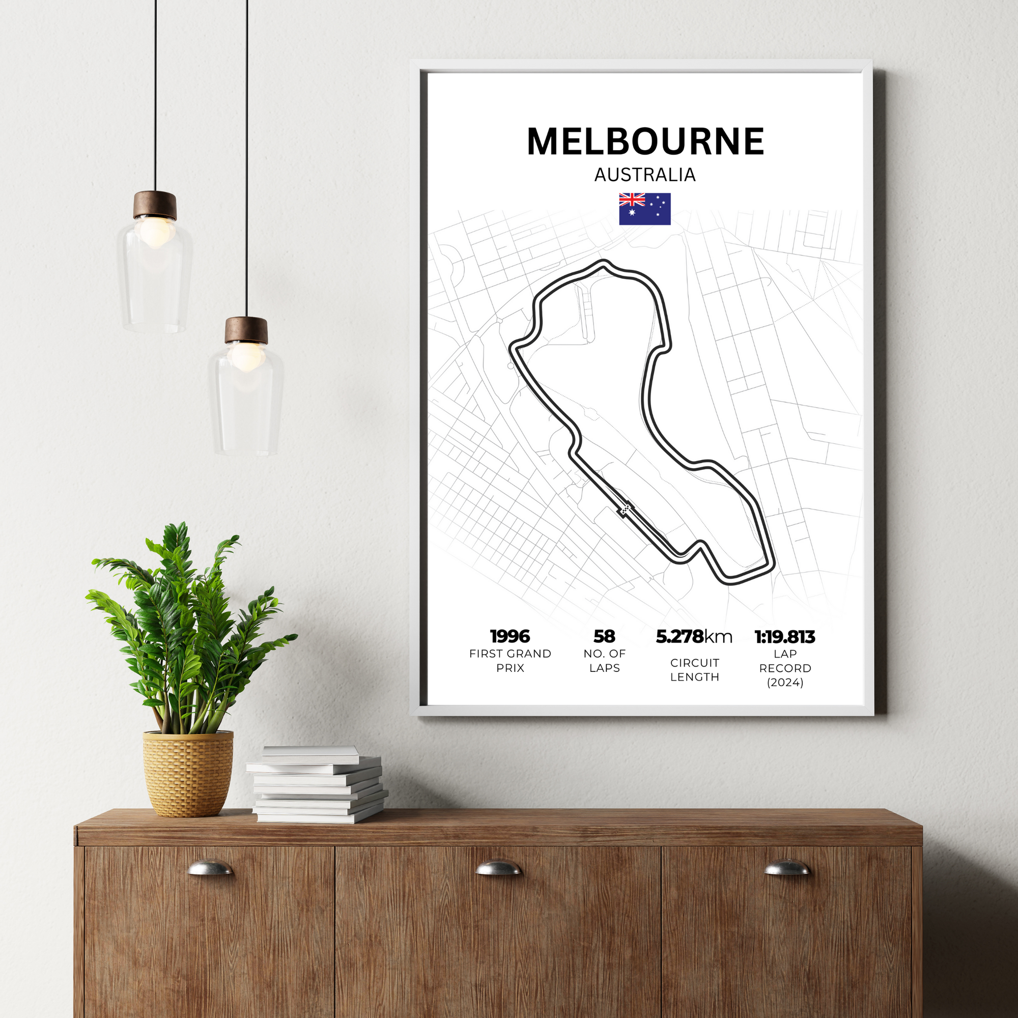 Melbourne | PosterStudio Formula One Collection