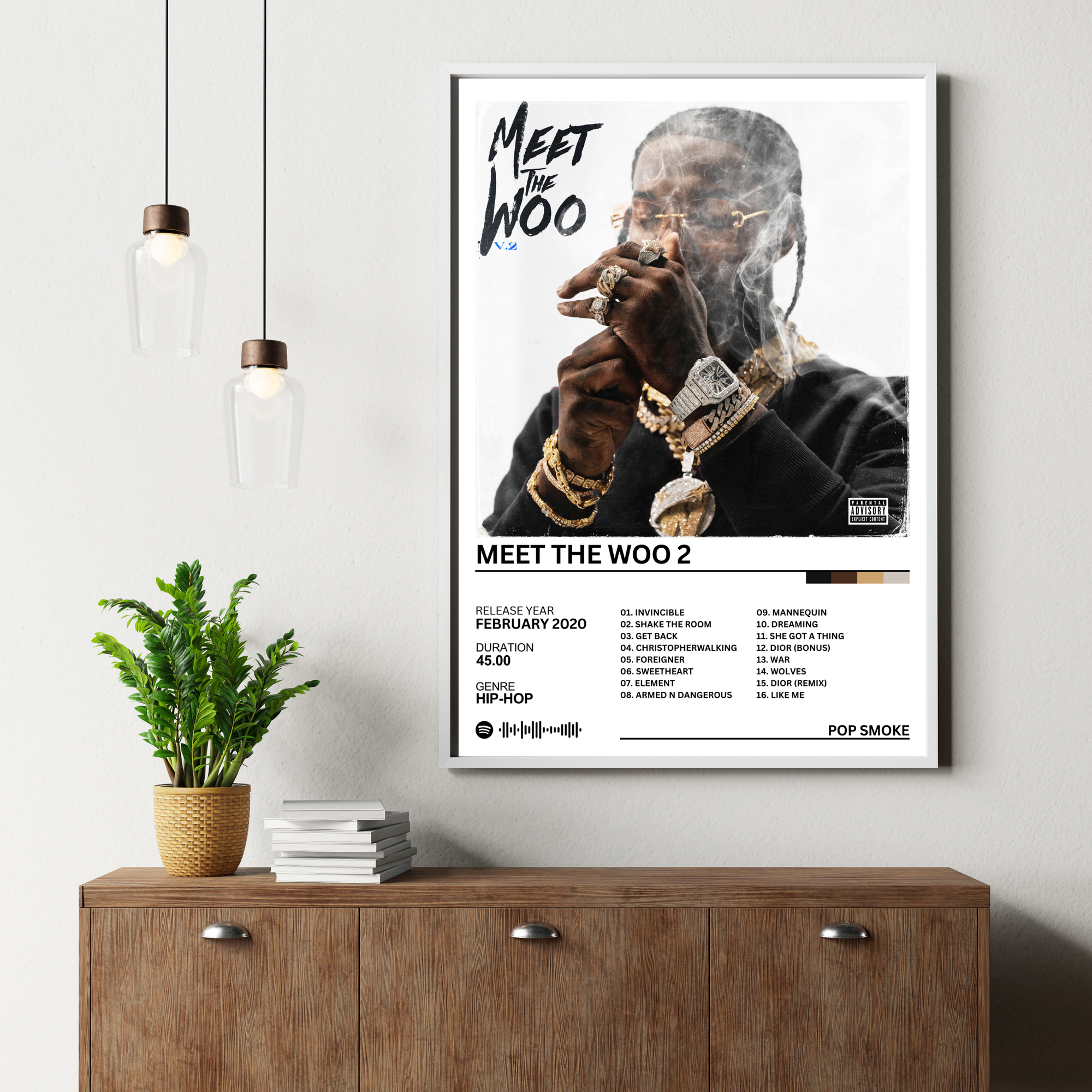 Meet the Woo 2 - Pop Smoke | PosterStudio Album Collection