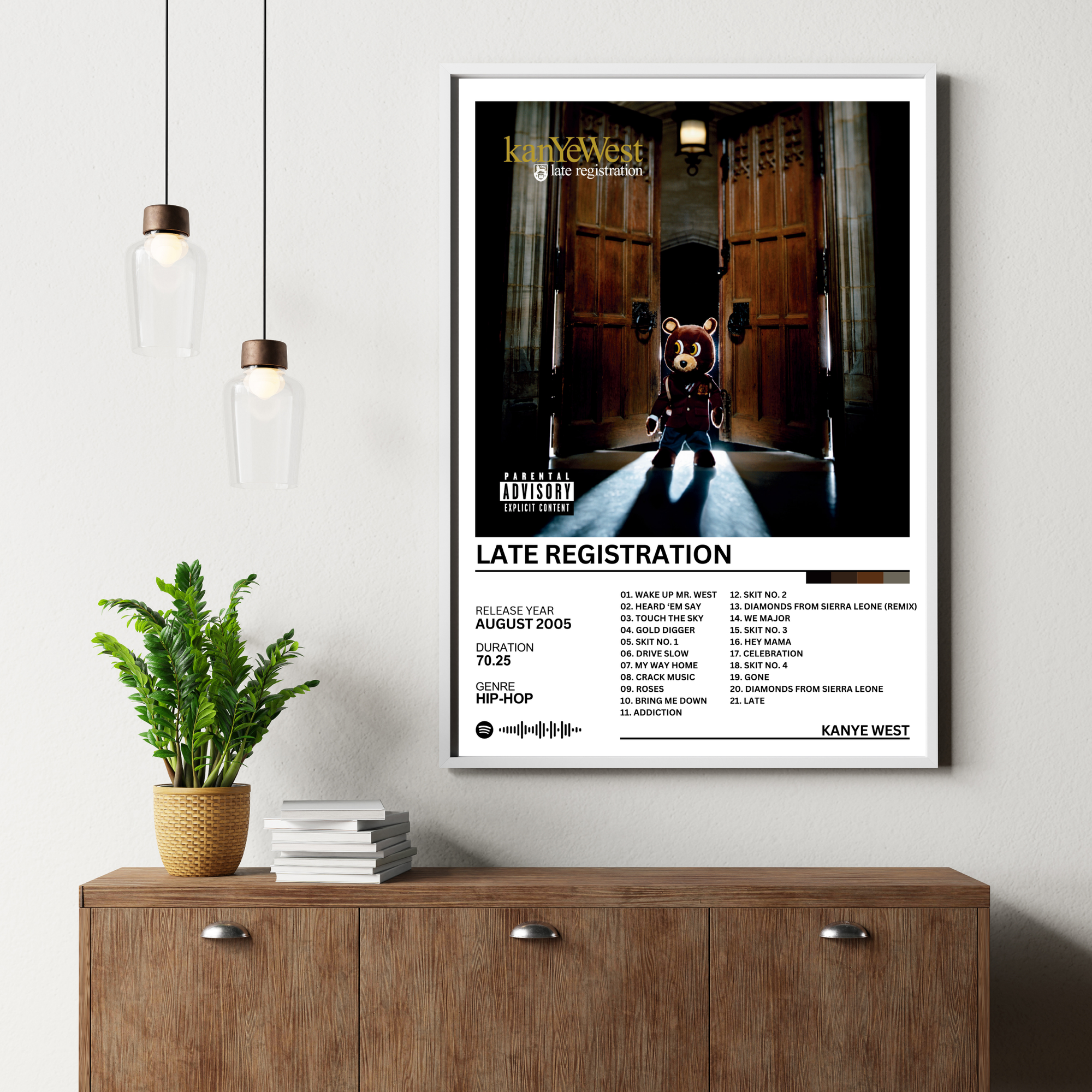 Late Registration - Kanye West | PosterStudio Album Collection