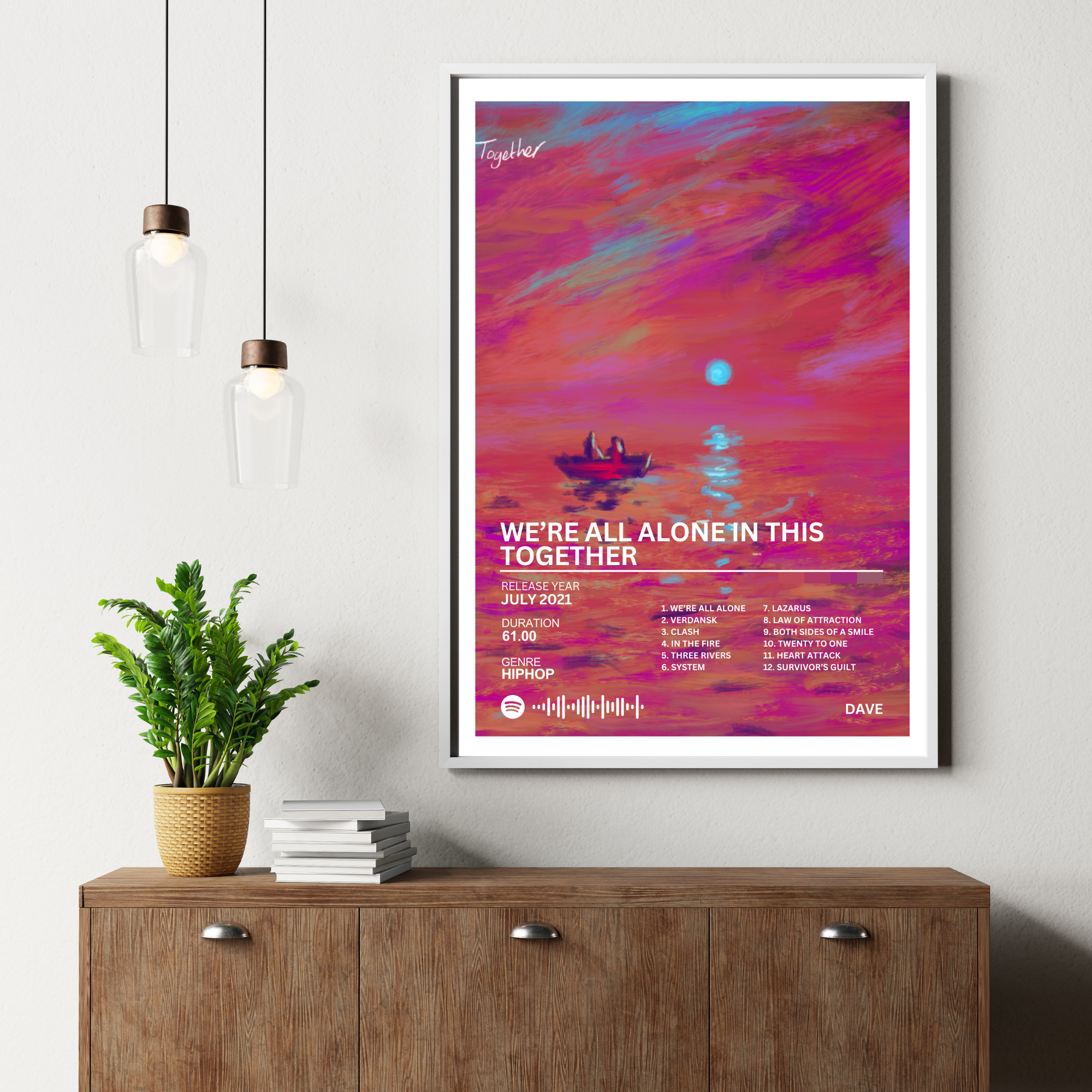 We're All Alone in this Together - Dave 2 | PosterStudio Album Collection