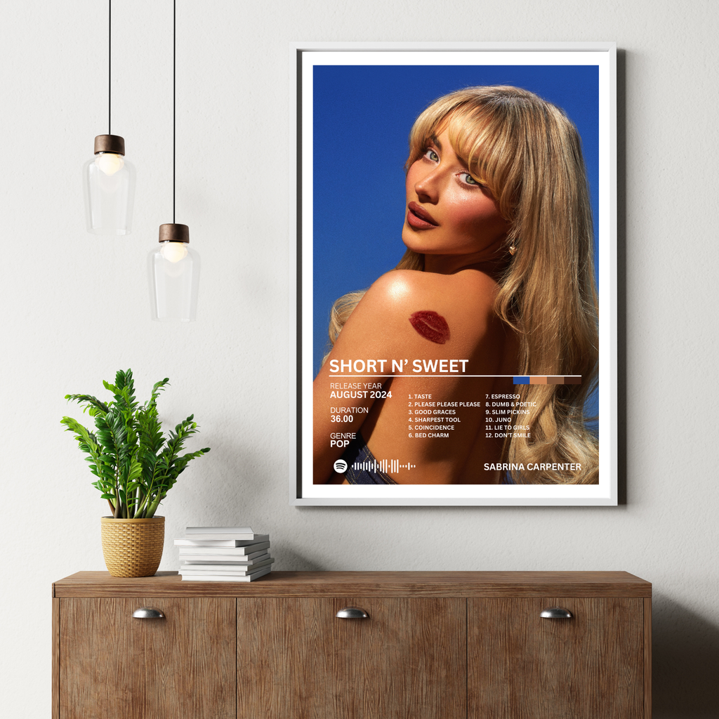 Short N' Sweet - Sabrina Carpenter | PosterStudio Album Collection