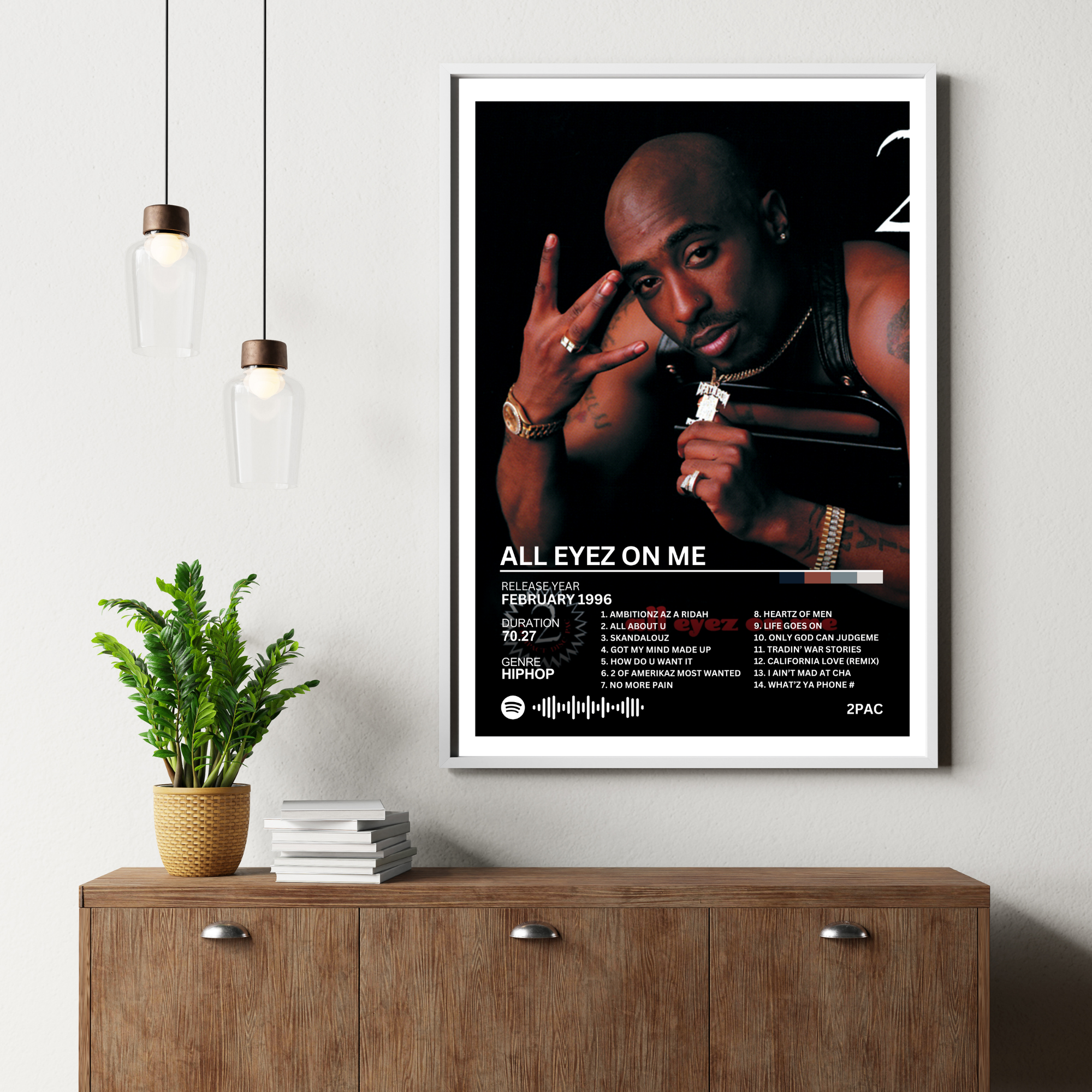 All Eyez on Me - 2PAC 2 | PosterStudio Album Collection