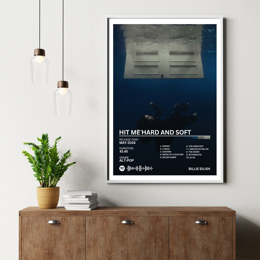 Hit Me Hard and Soft - Billie Eilish 2 | PosterStudio Album Collection