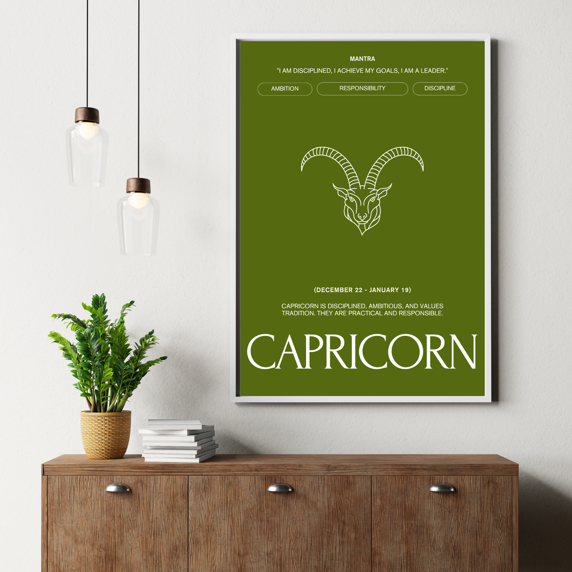 Capricorn | PosterStudio Zodiac Collection