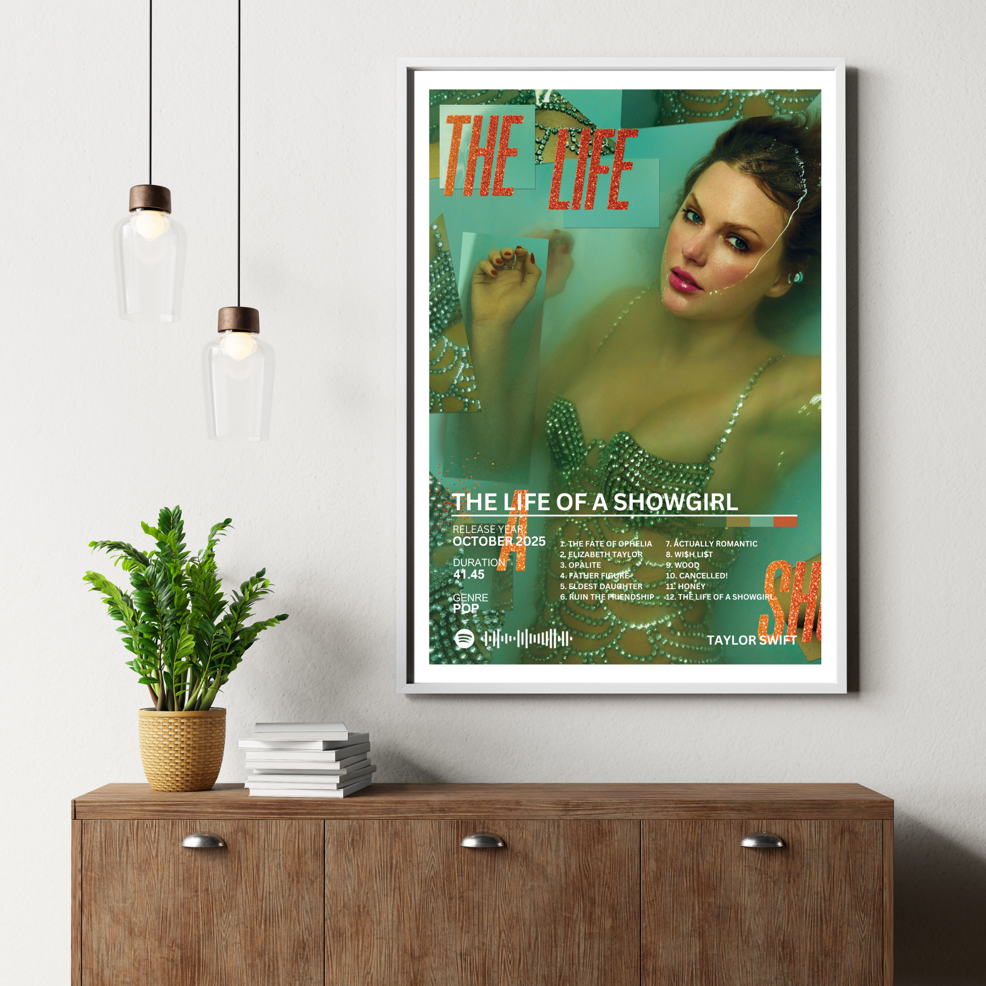 The Life of a Showgirl - Taylor Swift 2 | PosterStudio Album Collection