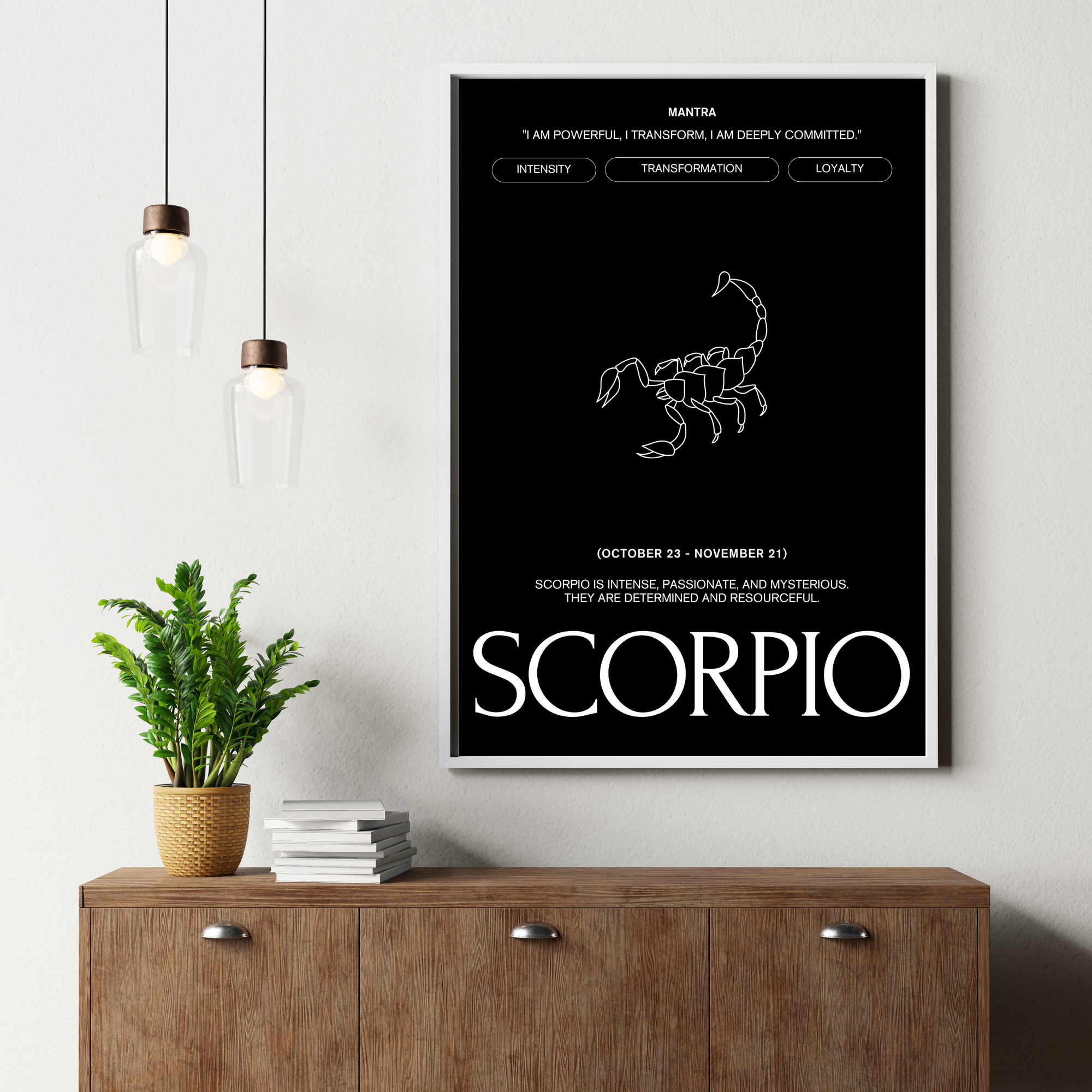 Scorpio | PosterStudio Zodiac Collection