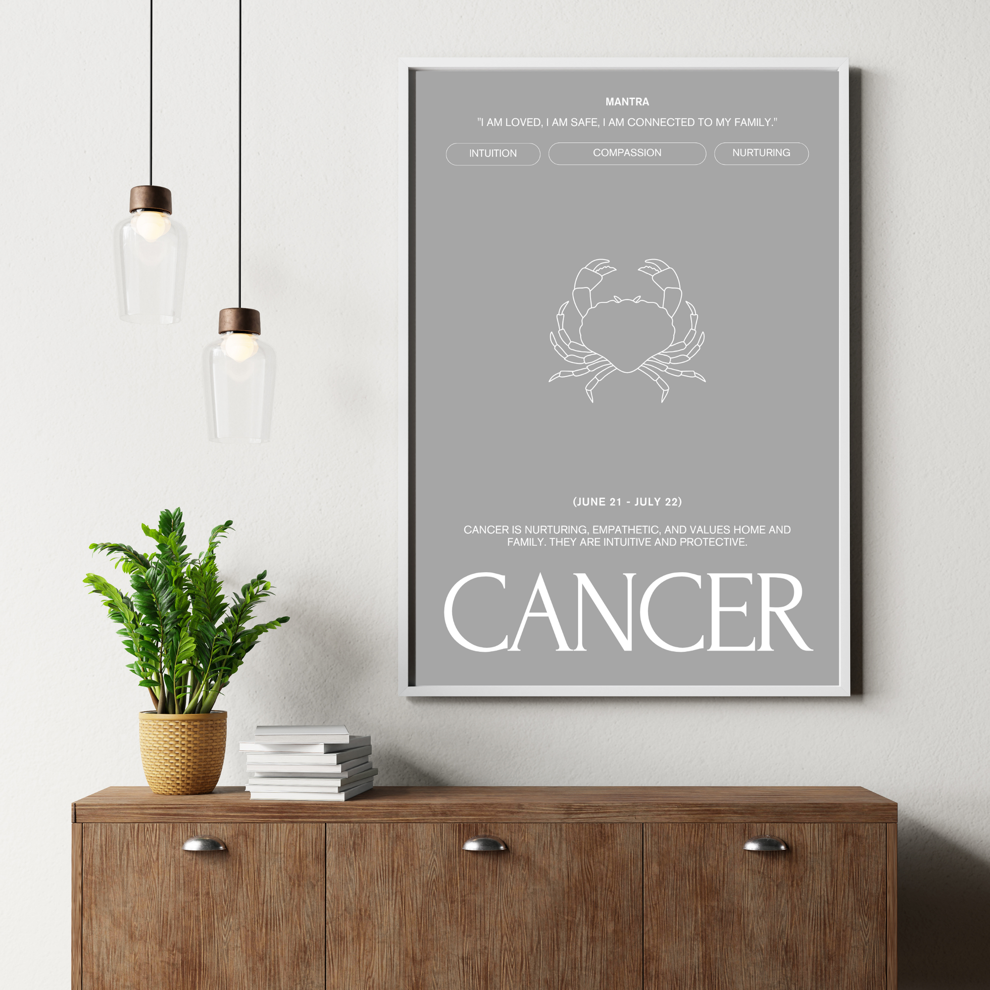 Cancer | PosterStudio Zodiac Collection