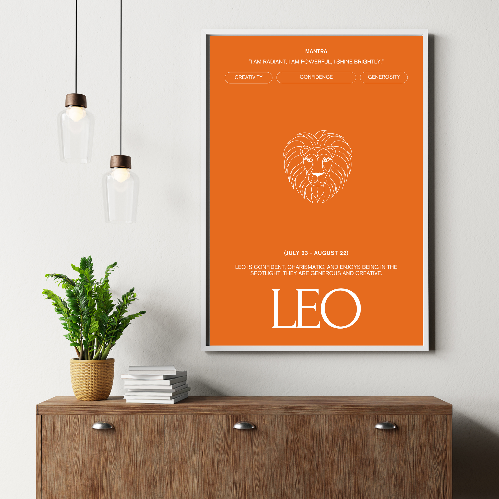 Leo | PosterStudio Zodiac Collection